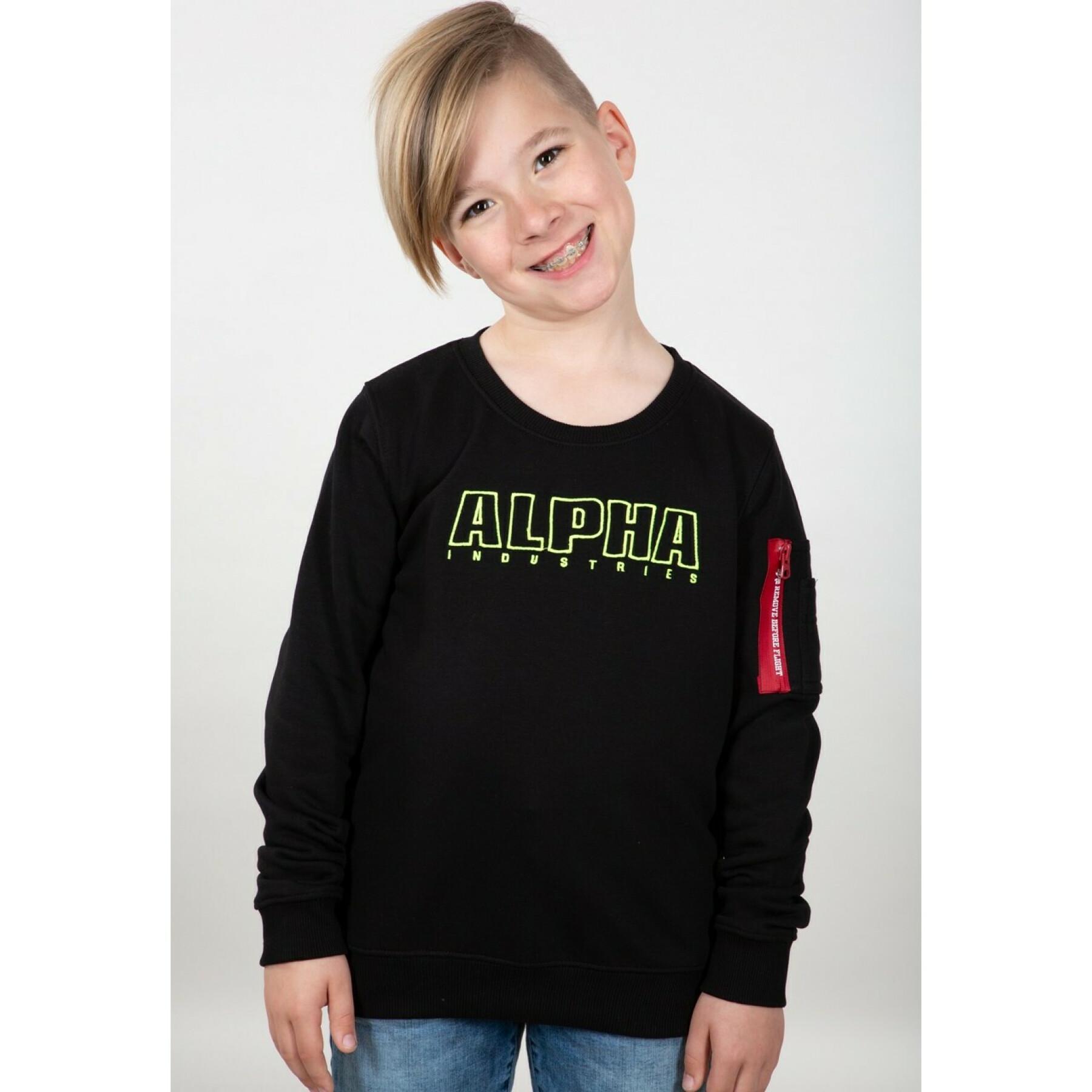 Sweatshirt för barn Alpha Industries Embroidery