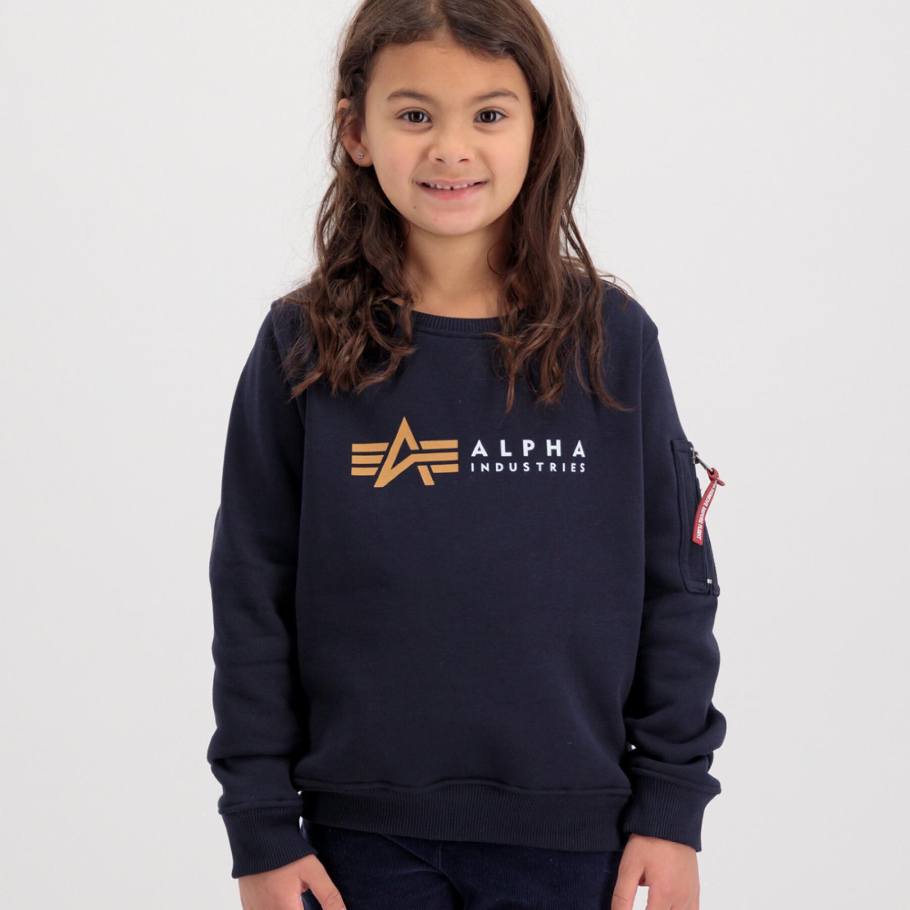 Sweatshirt för barn Alpha Industries Alpha Label