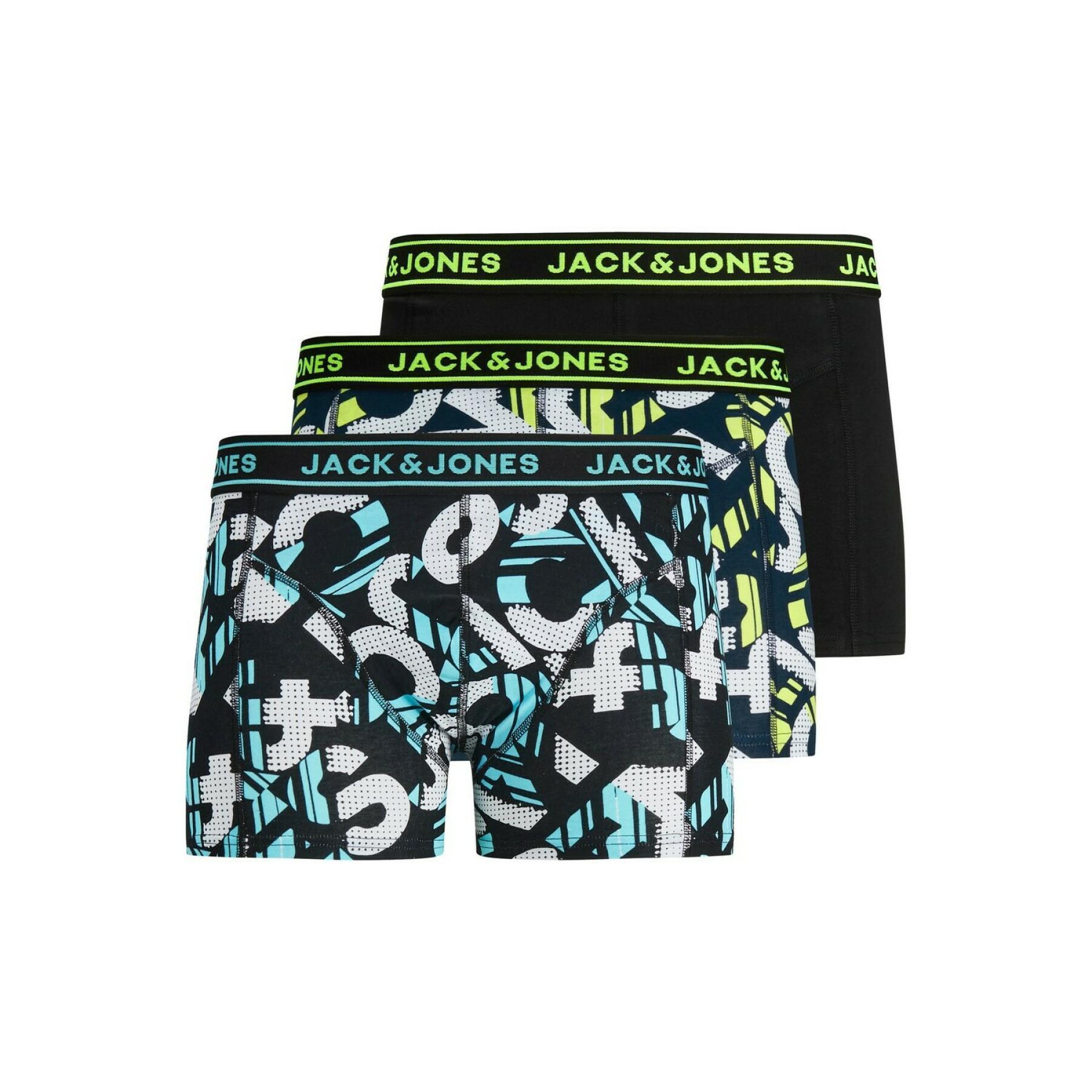 Set med 3 boxershorts för barn Jack & Jones Logo Print