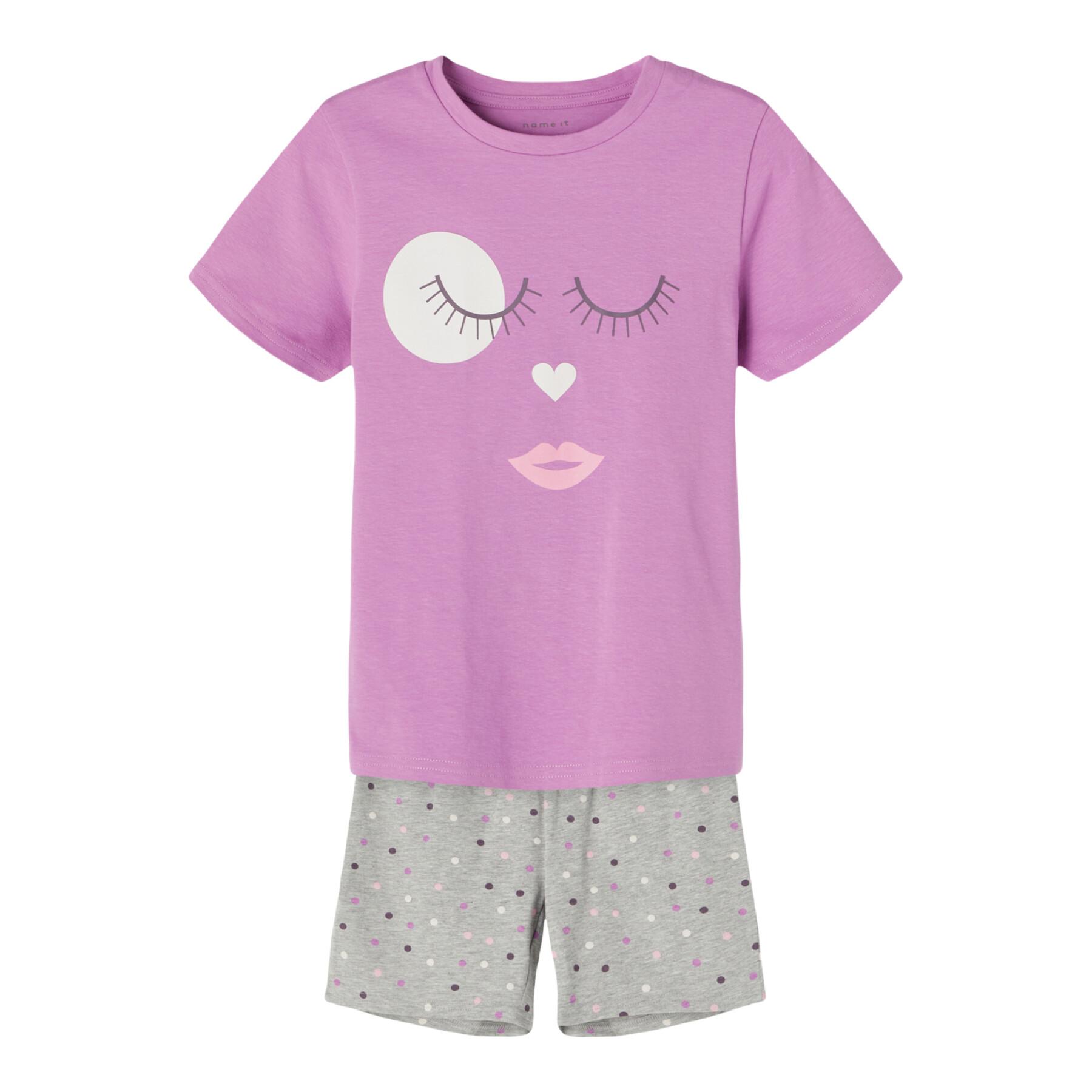 Pyjamas för flickor Name it Nightset