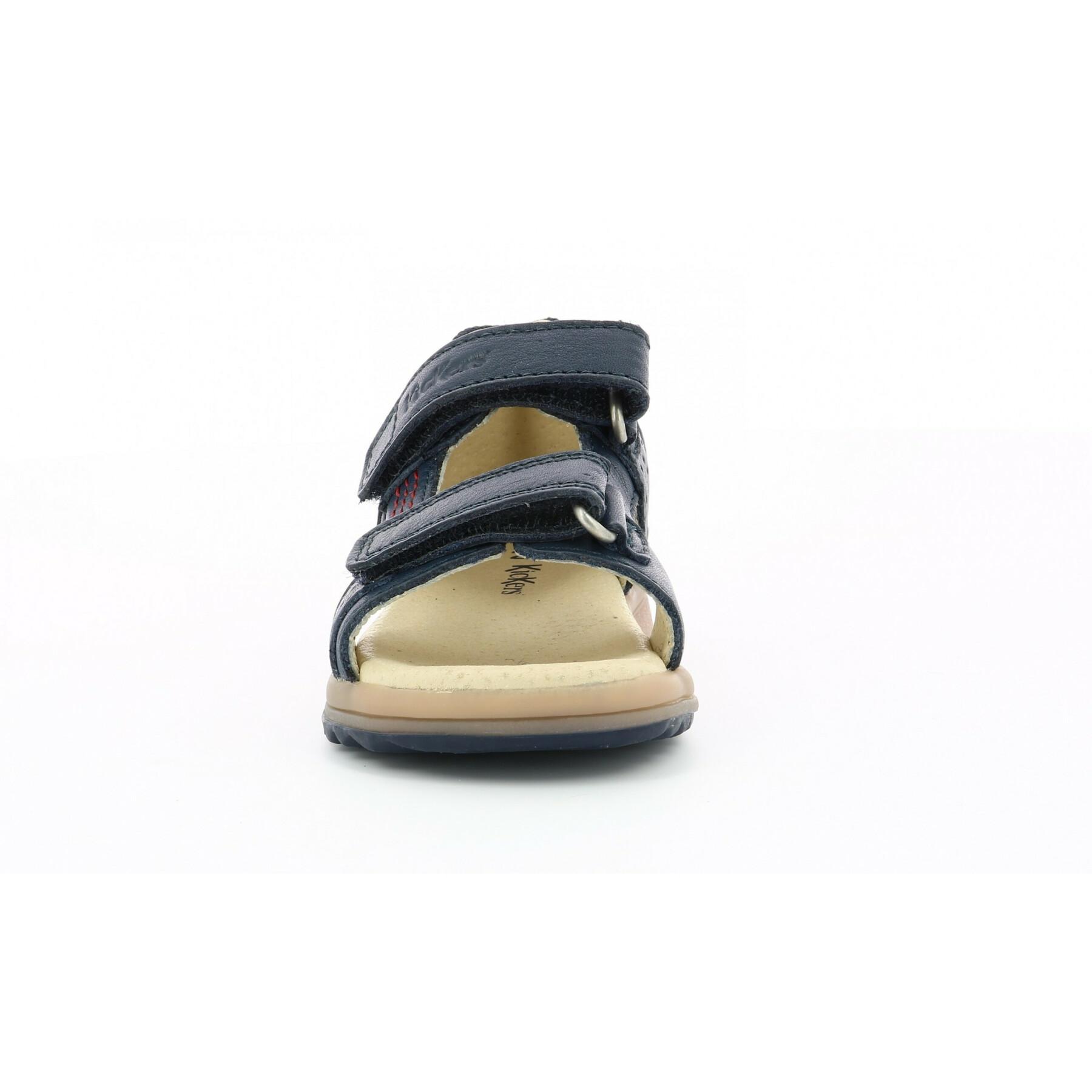 Baby pojke sandaler Kickers Plazabi