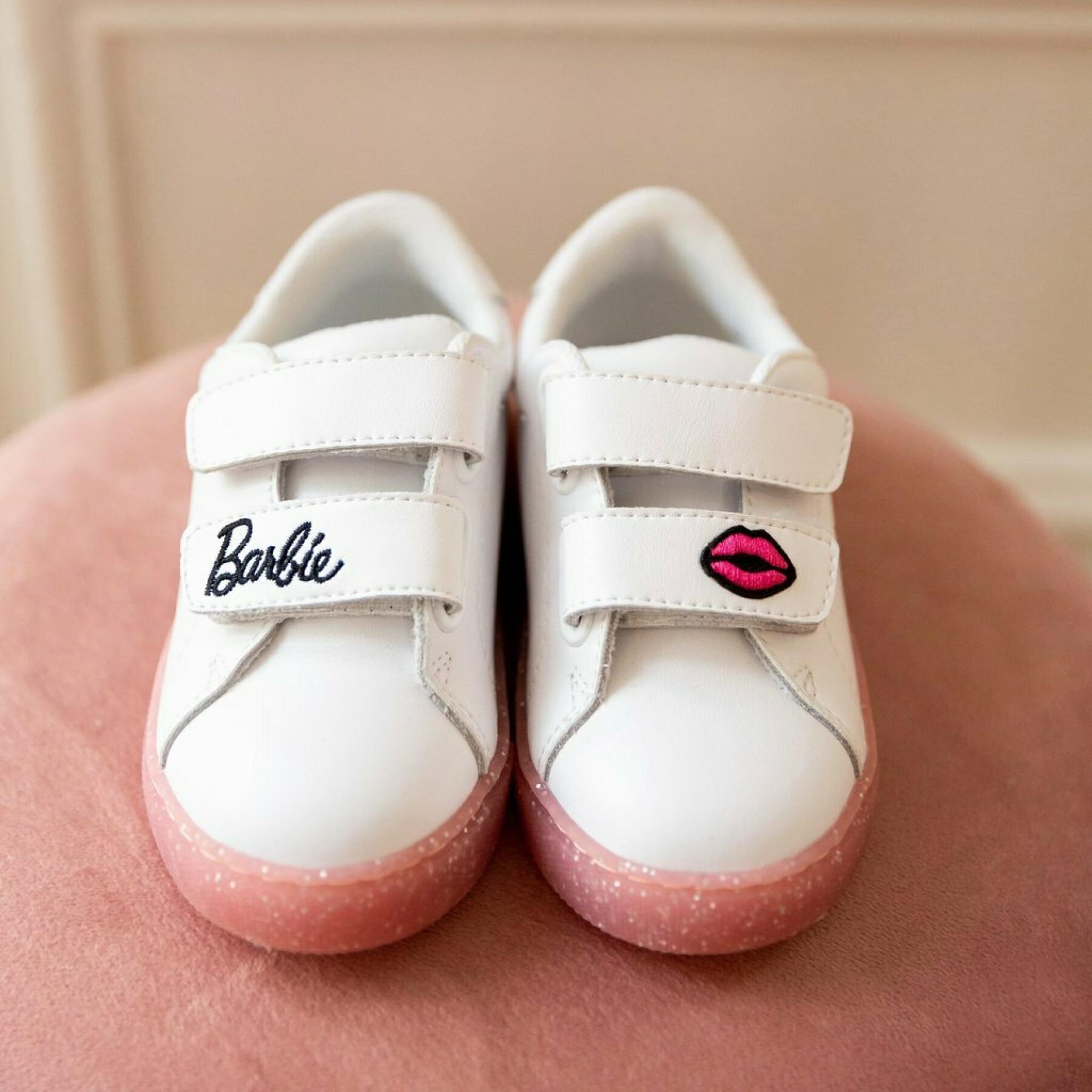 Träningsskor för flickor Bons Baisers de Paname Mini Edith Barbie-Glitter