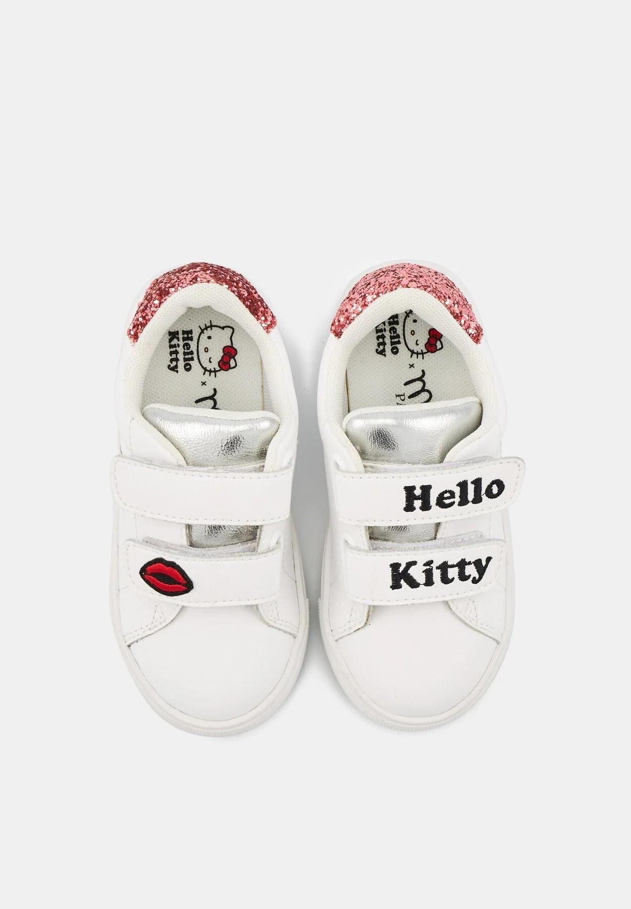 Träningsskor för flickor Bons Baisers de Paname Mini Edith Hello Kitty - Glitter Rose