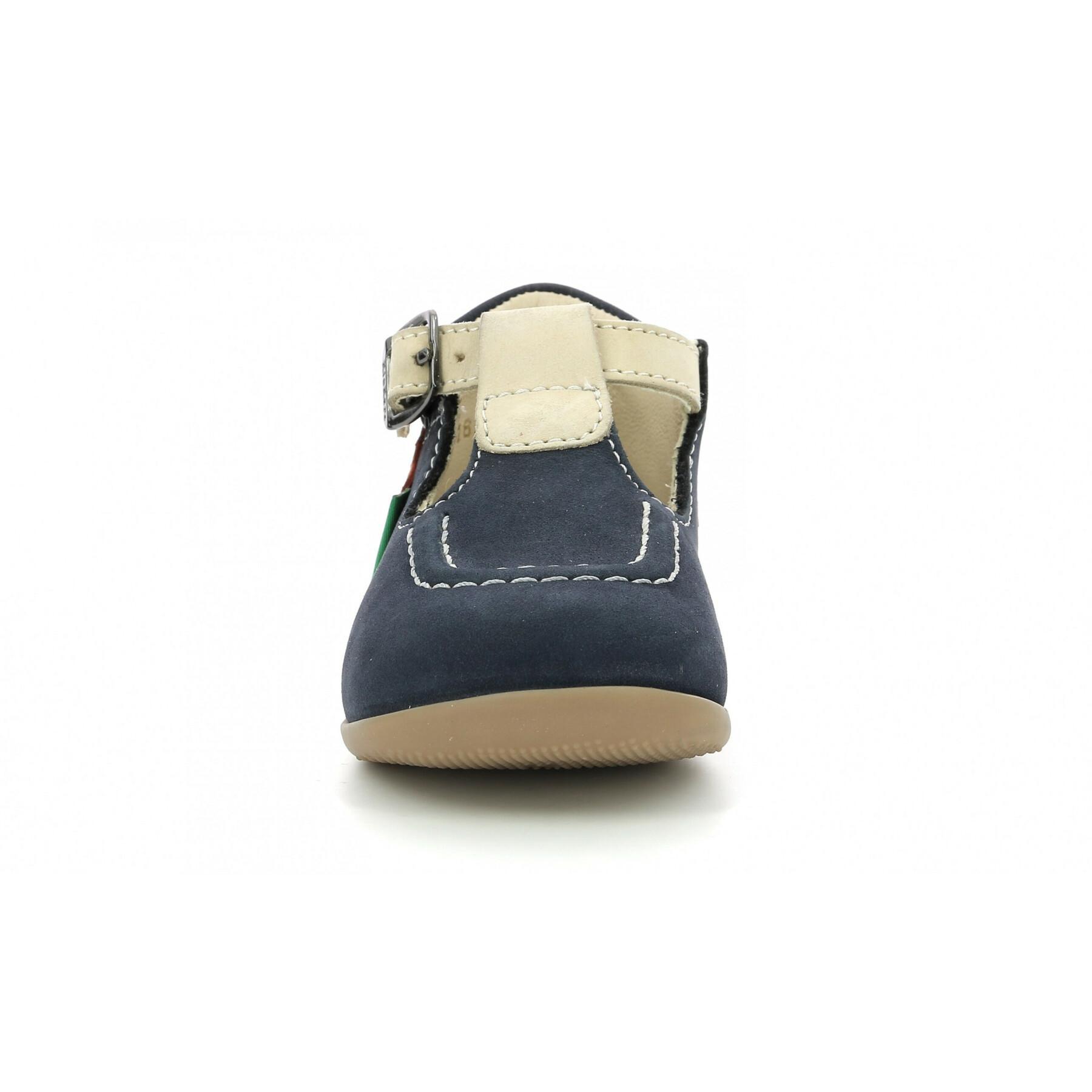 Sandaler för babyflickor Kickers Bonbek-2