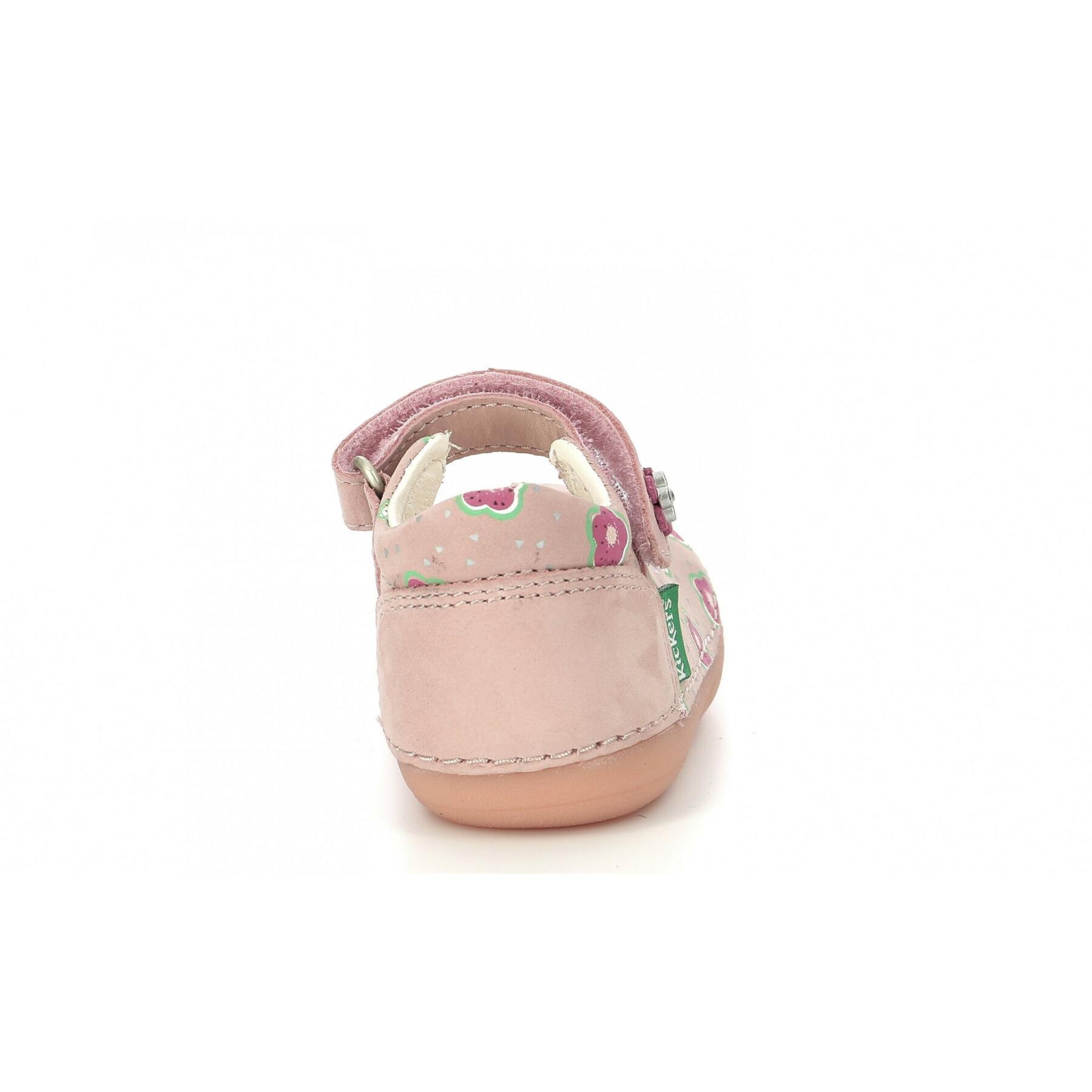 Sandaler för babyflickor Kickers Sobaby
