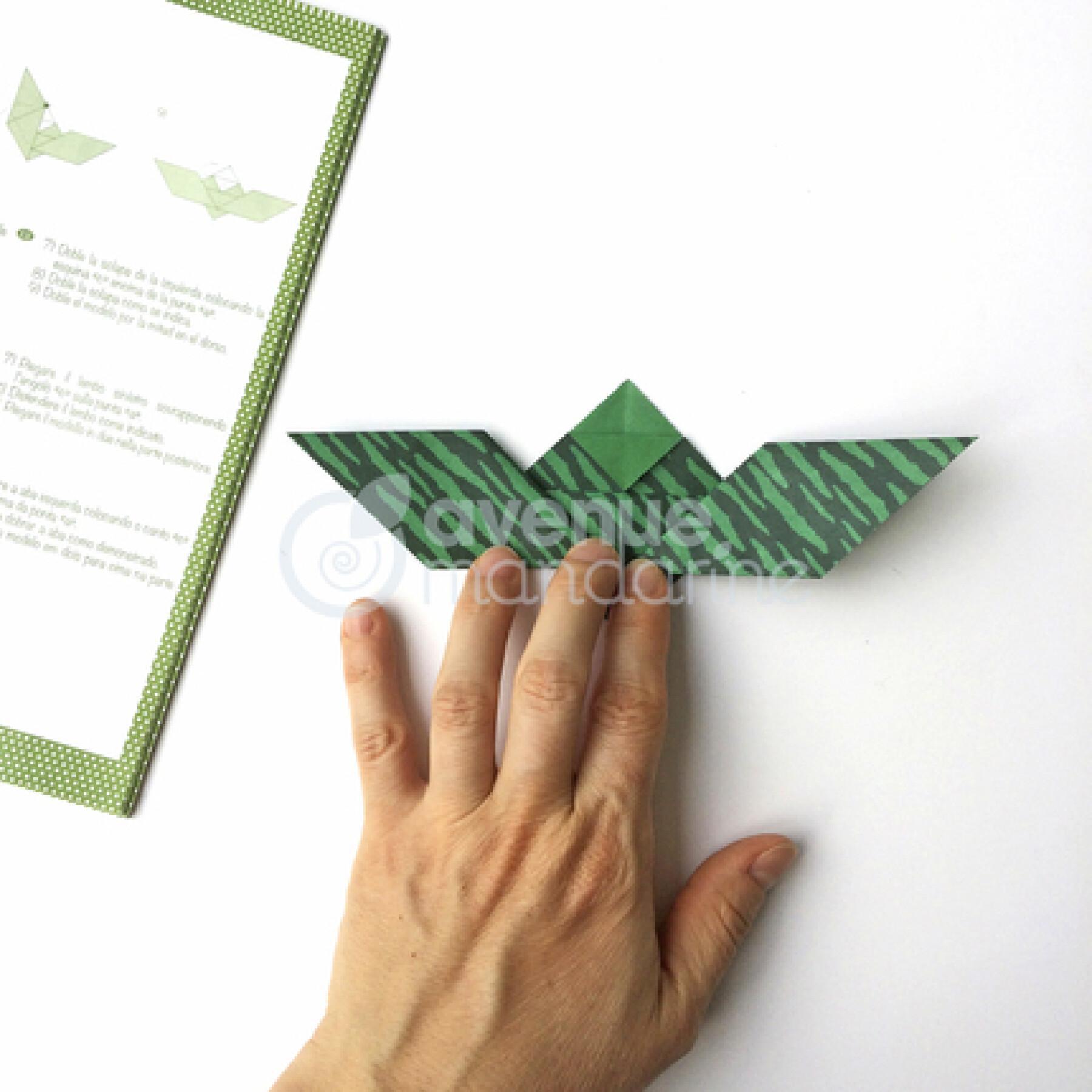 Kreativ låda - origami dino Avenue Mandarine