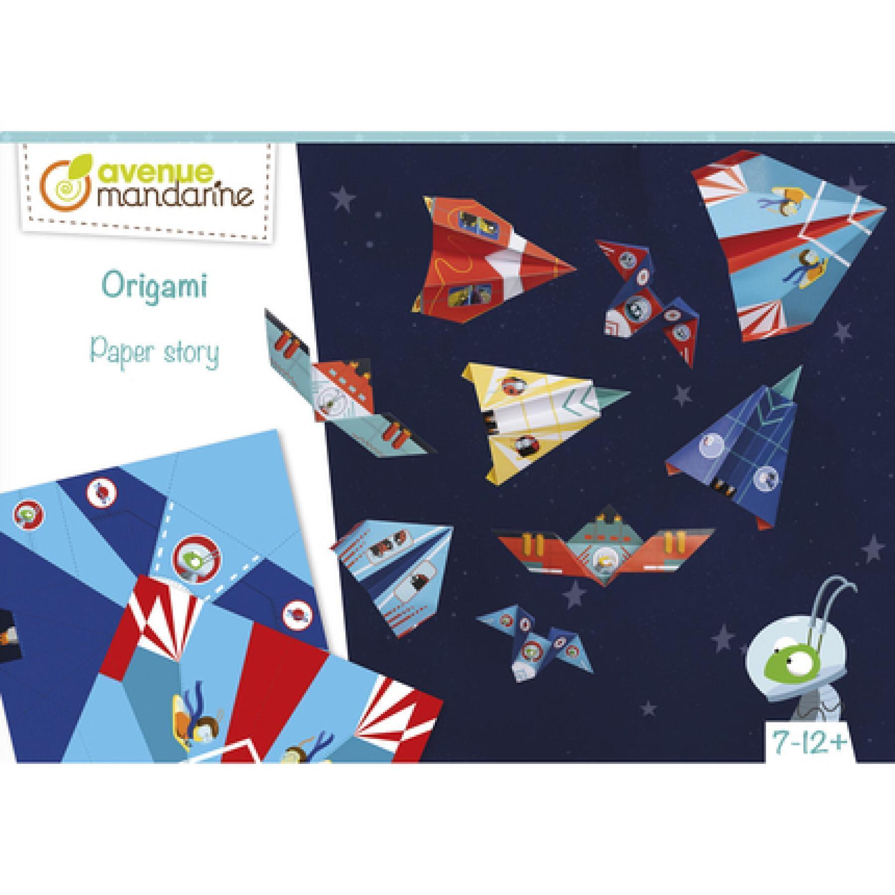 Kreativ låda - origami flygplan Avenue Mandarine