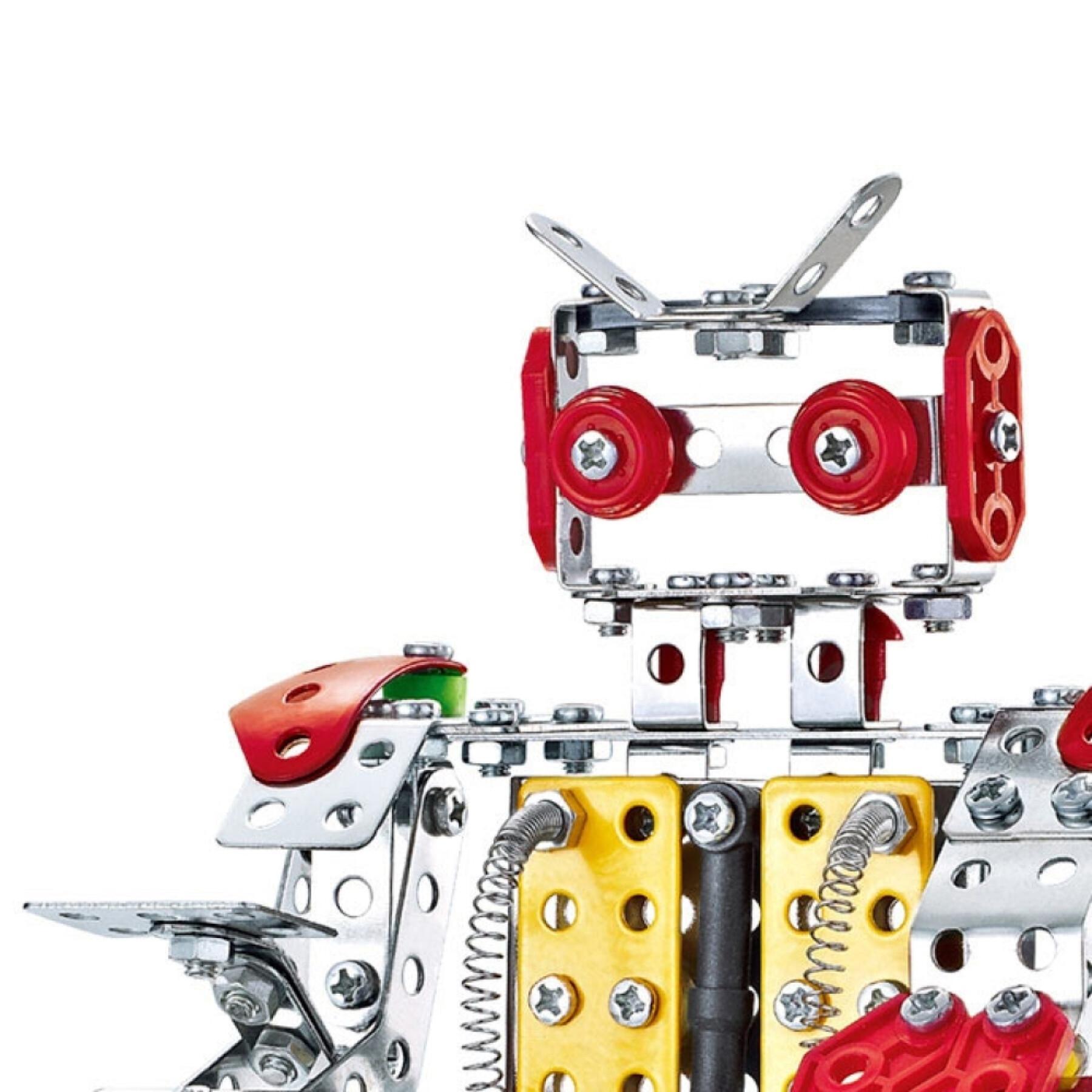 262-delars byggsats i metall CB Toys Mecano Robot