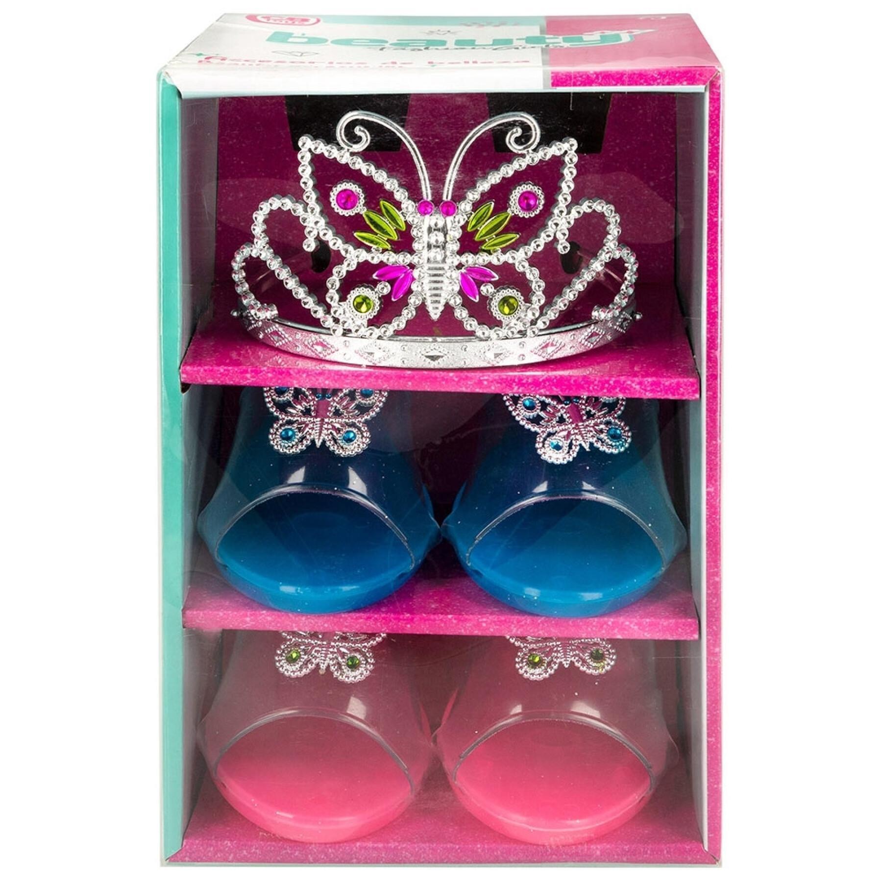 Set med prinsesskrona och skor CB Toys