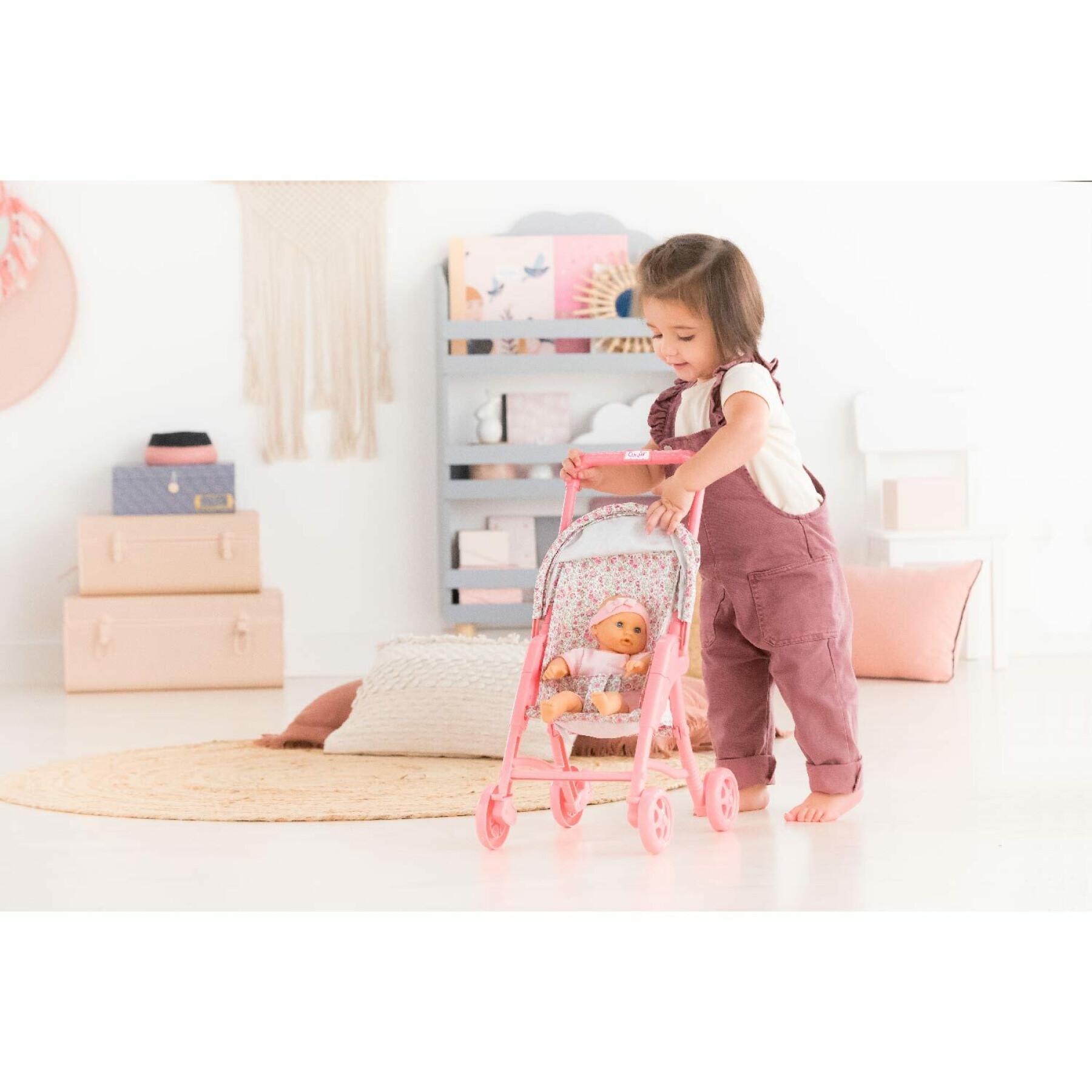 Blommig barnvagn för spädbarn Corolle