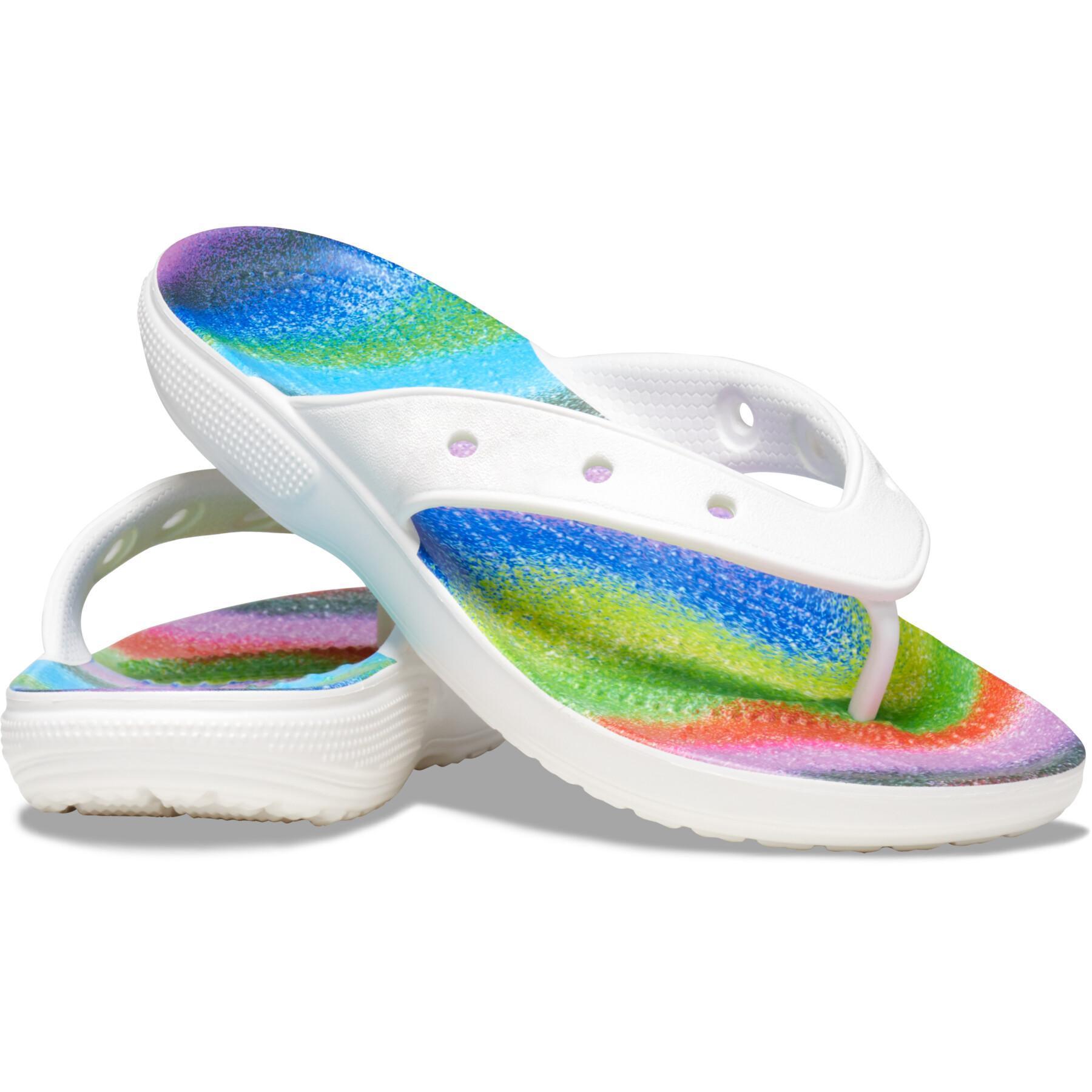 Flip-flops för barn Crocs Classic Crocs Spray Dye