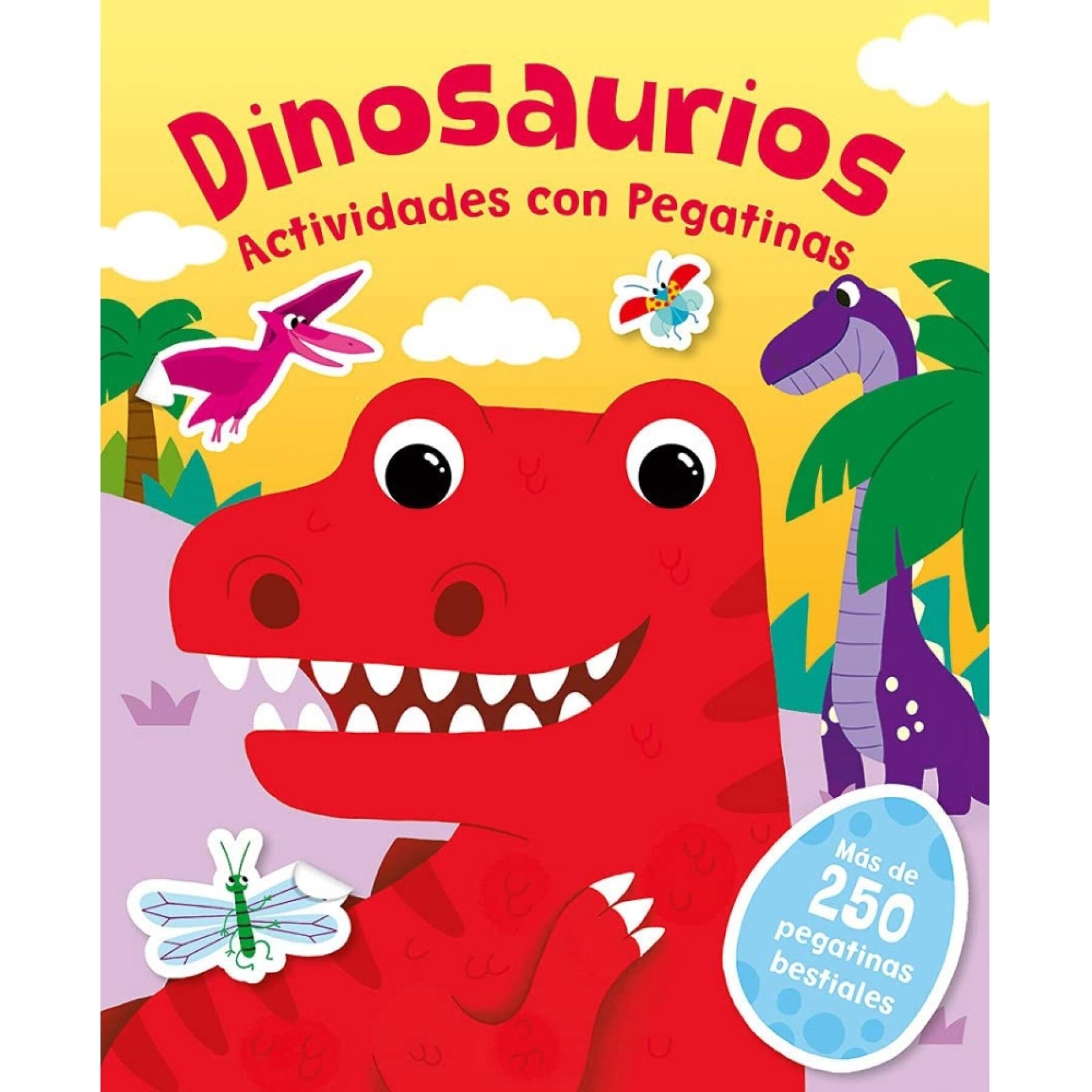 Klistermärkesbok om dinosaurier Edibook