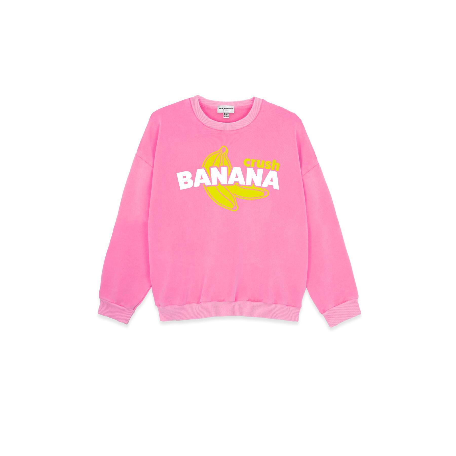 Sweatshirt för flickor French Disorder Banana