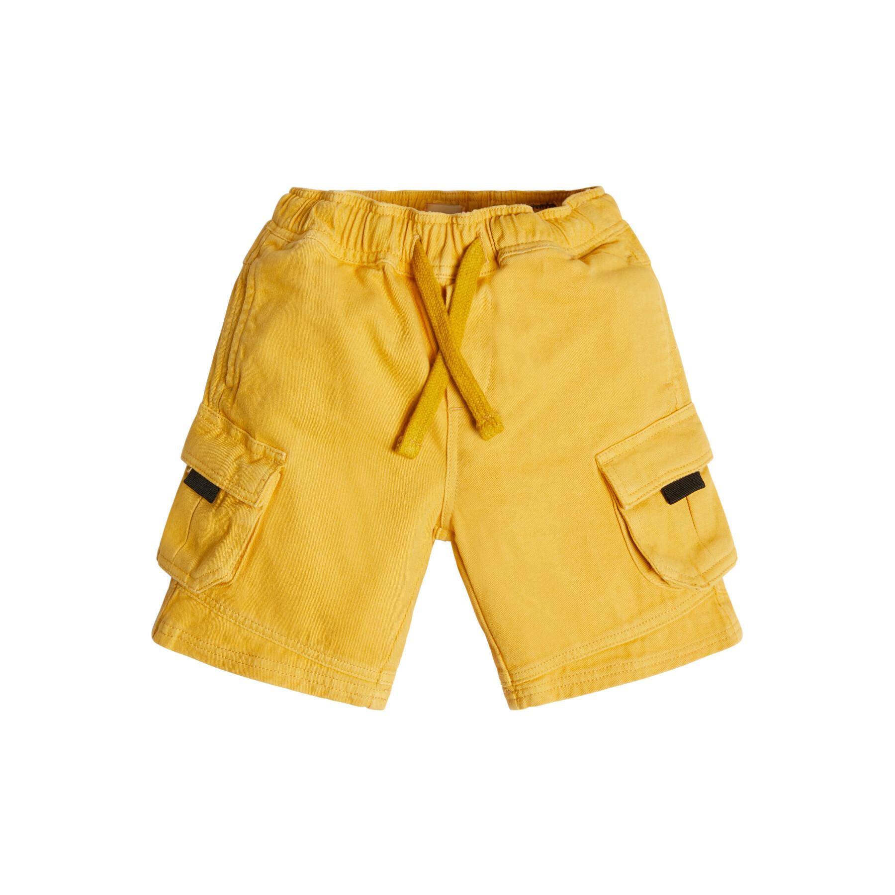 Cargo-shorts i tjock twill för babypojkar Guess GMT Dye