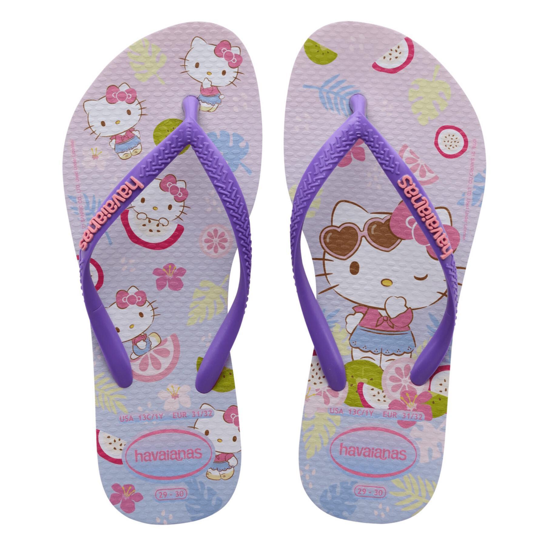 Flip-flops för flickor Havaianas Slim Hello Kitty