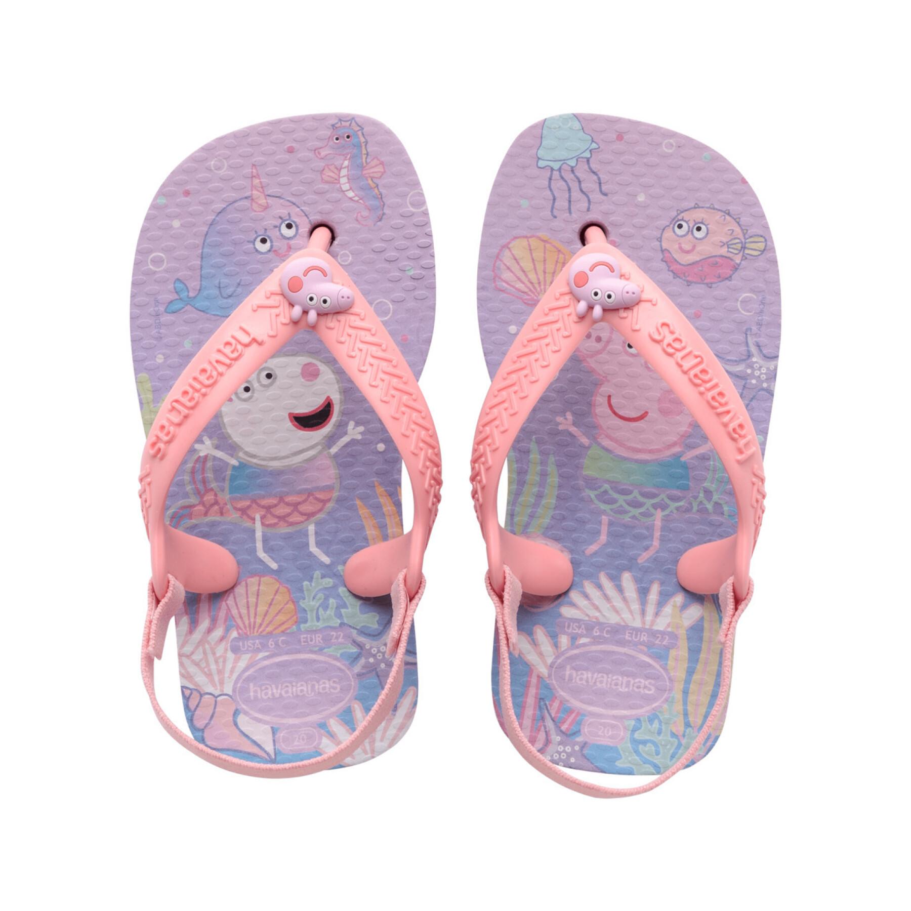 Flip-flops för babyflickor Havaianas Peppa Pig