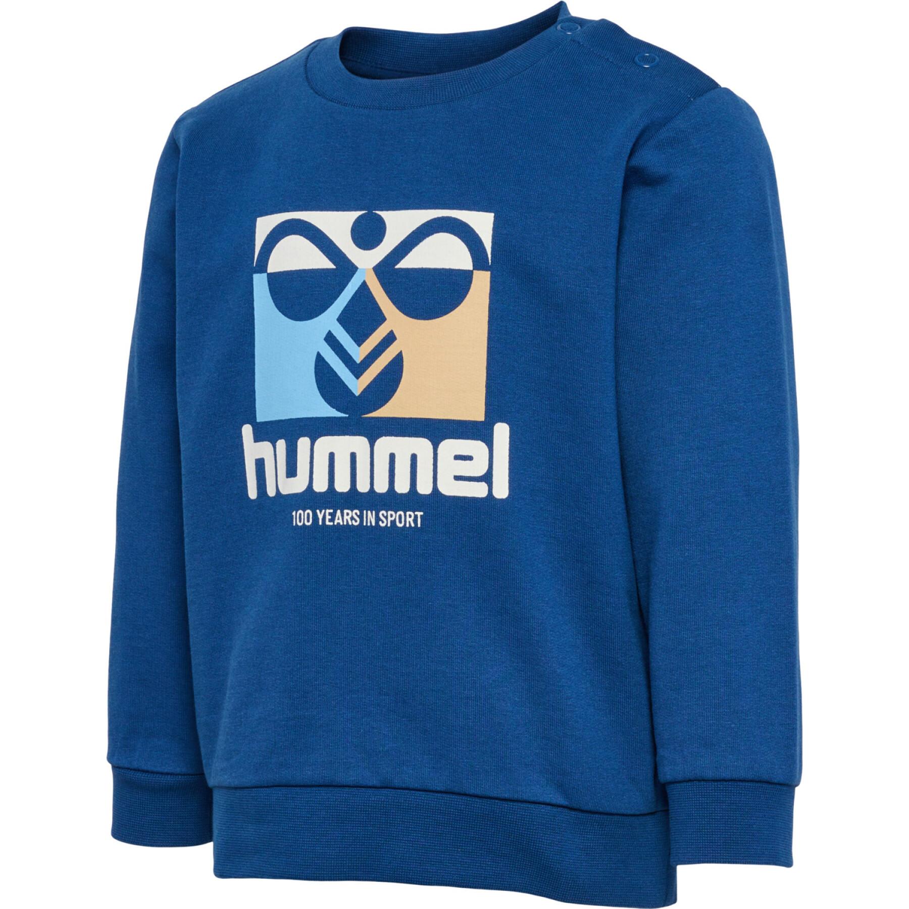Sweatshirt för baby Hummel hmlLime