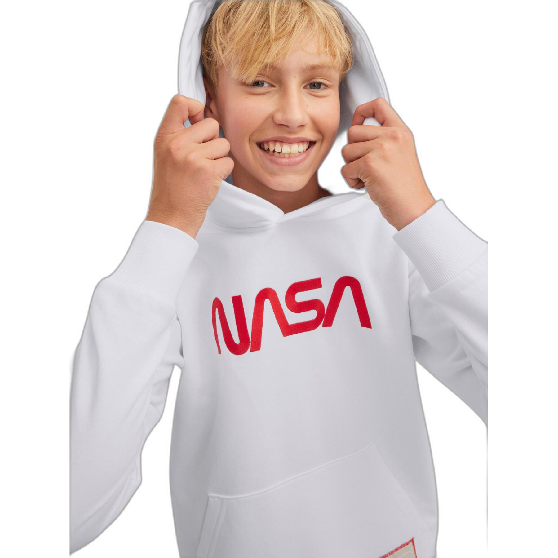 Sweatshirt med huva för barn Jack & Jones Nasa Logo