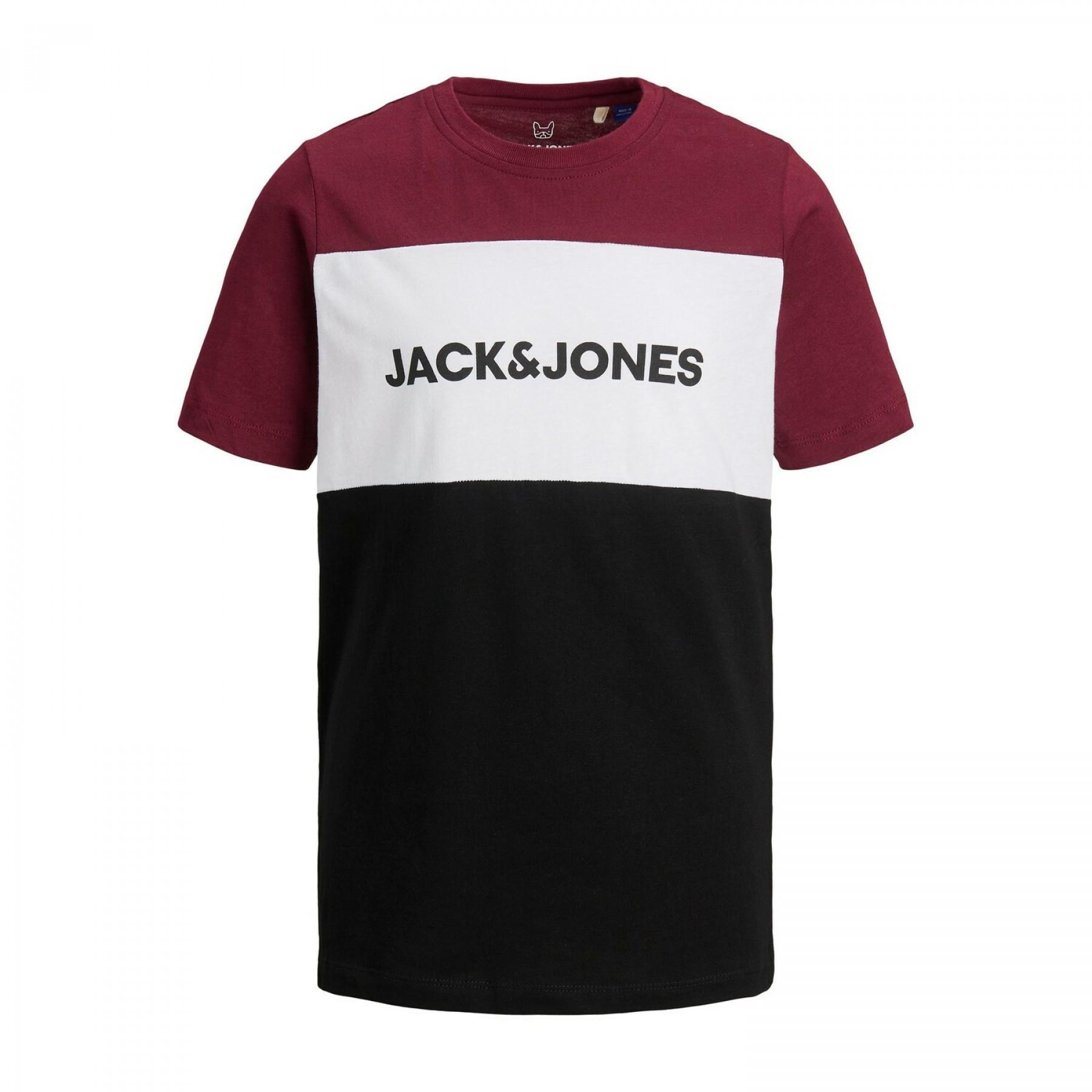 T-shirt för barn Jack & Jones Jjelogo Blocking