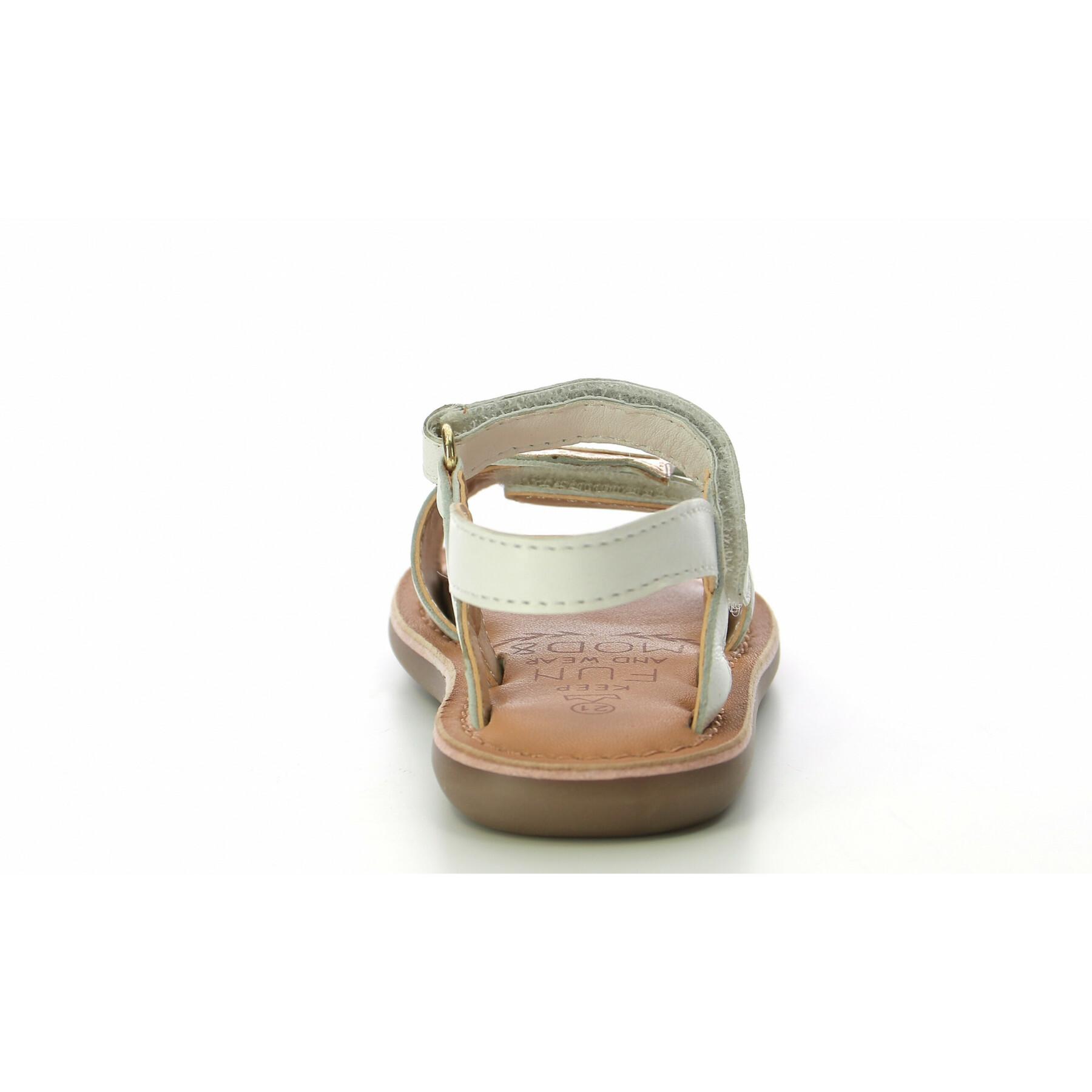 Sandaler för babyflickor MOD 8 Clodibou