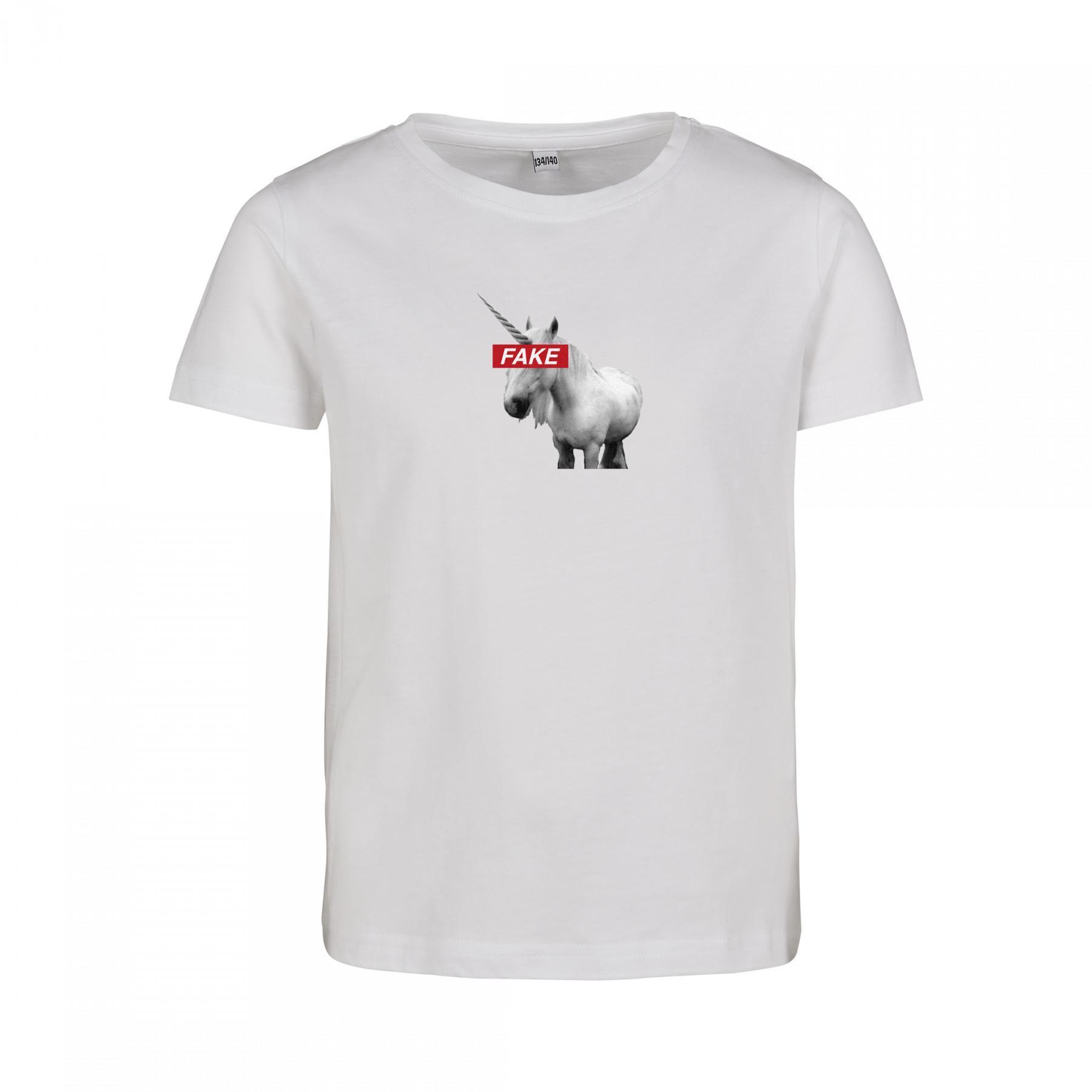 T-shirt för barn Mister Tee fake unicorn