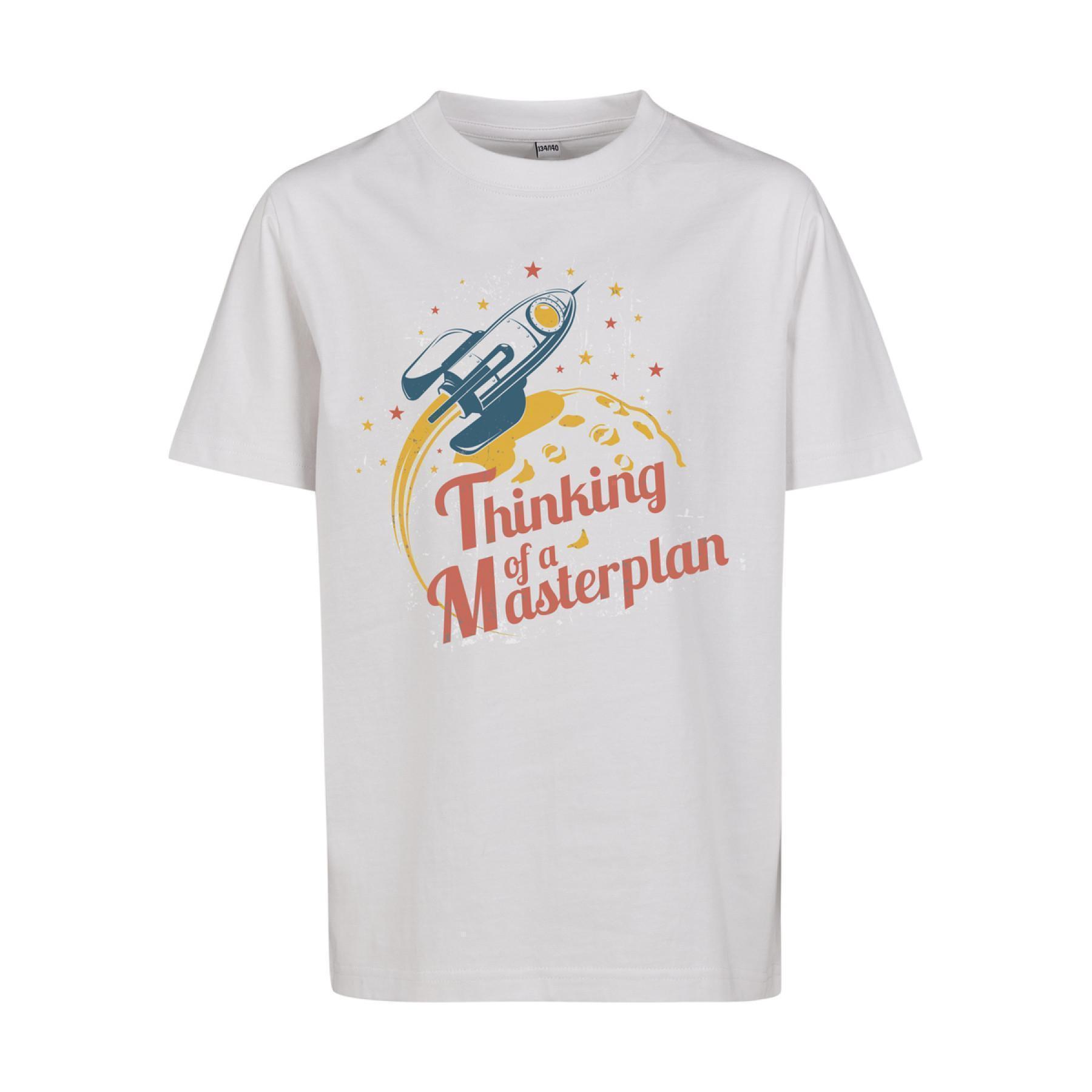 T-shirt för barn Mister Tee thinking of a masterplan