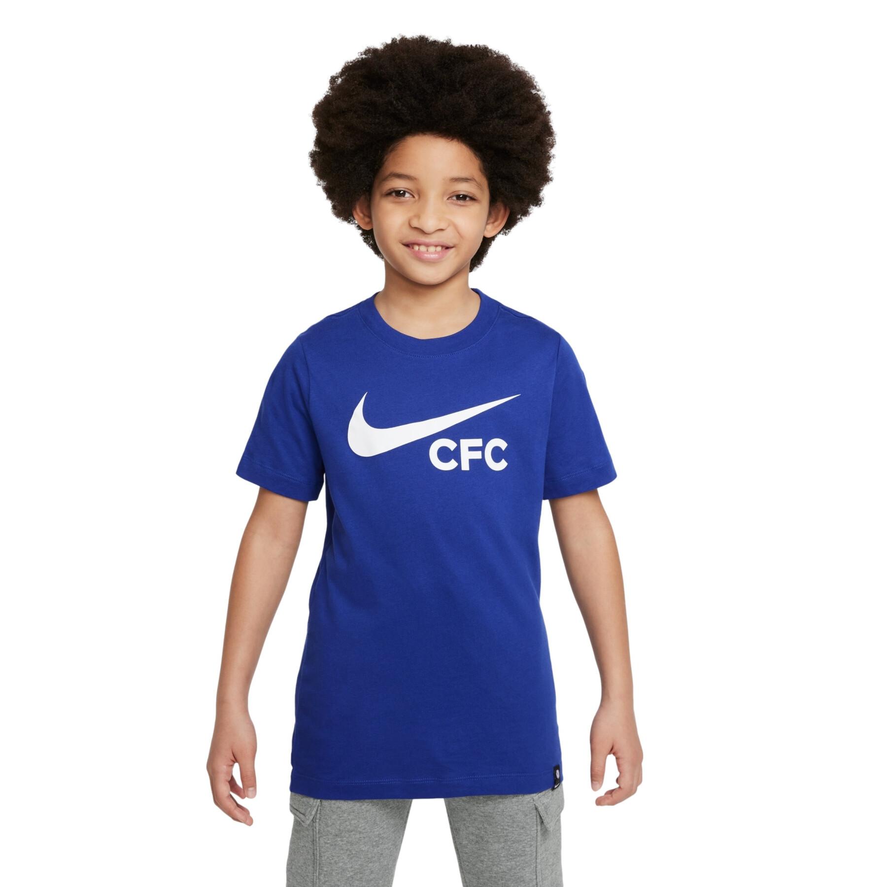 T-shirt för barn Chelsea FC Swoosh 2022/23