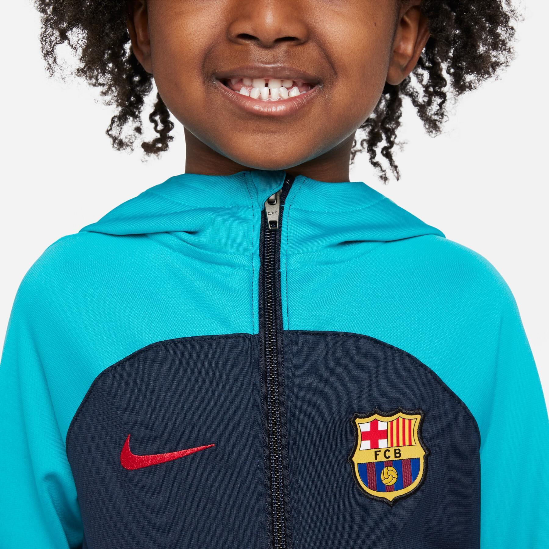 Träningsoverall för barn FC Barcelone Strike 2022/23