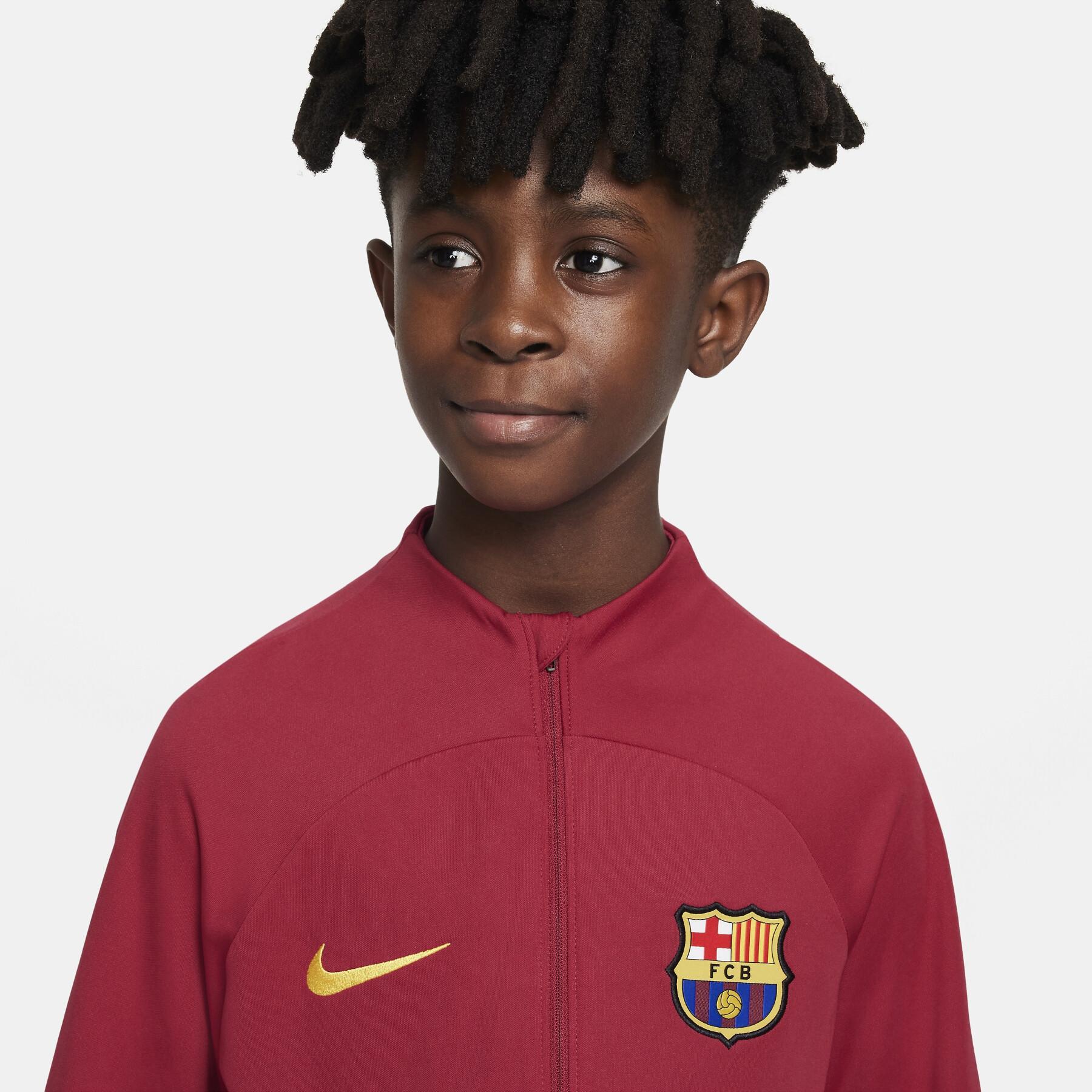 Träningsoverall för barn FC Barcelone 2022/23