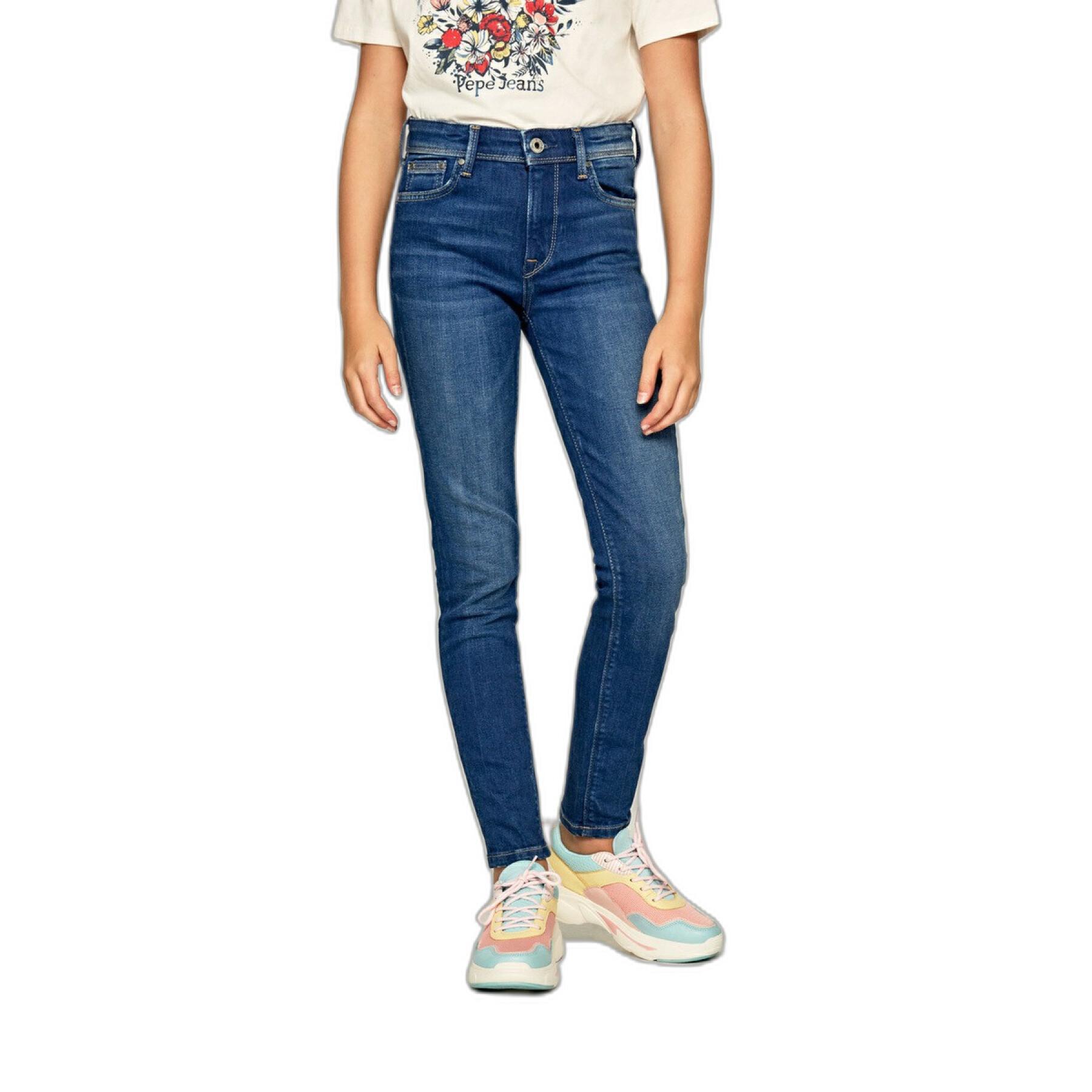 Höga jeans för flickor Pepe Jeans Pixlette