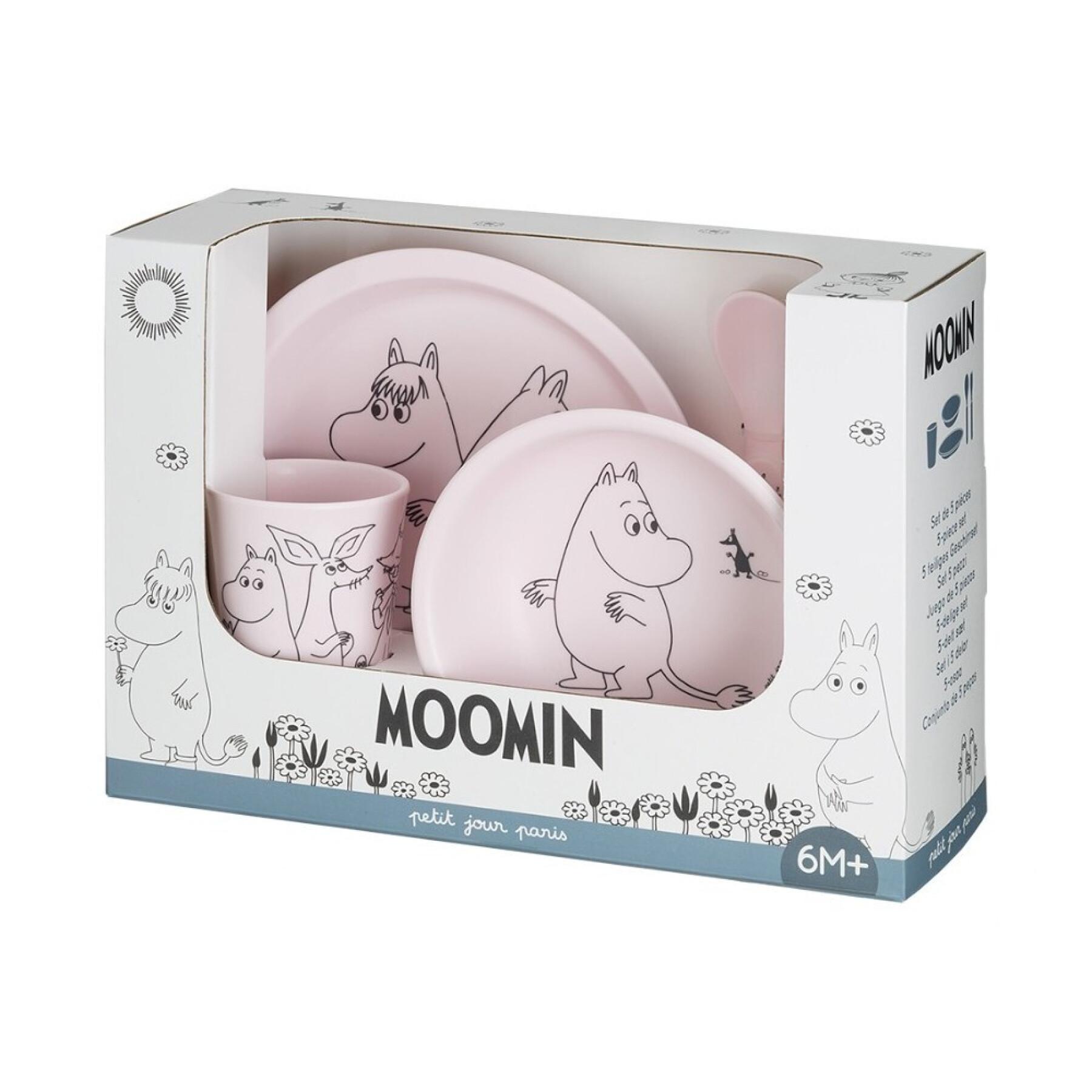 5-delad dinette Petit Jour Moomin