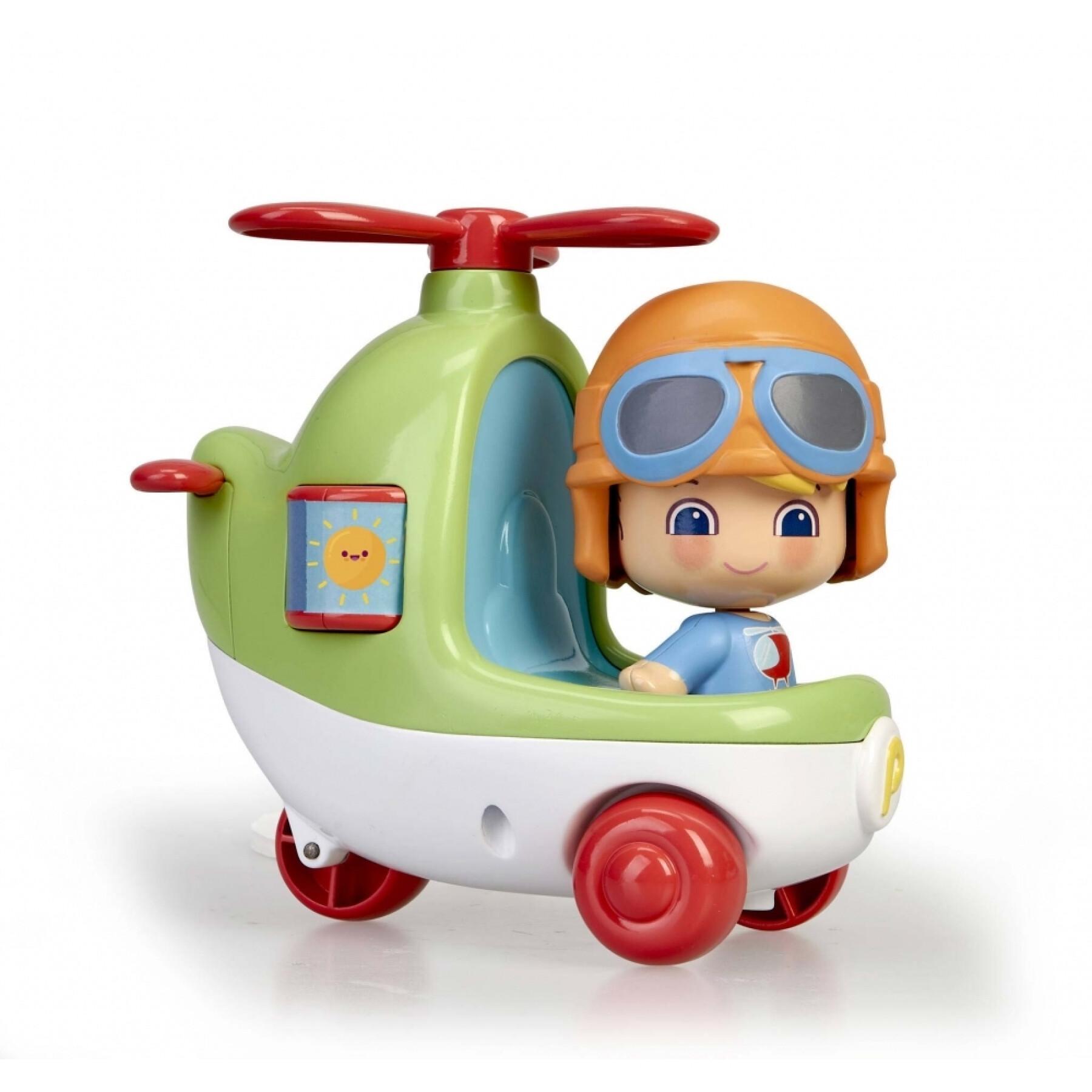 Helikopter med figur Pinypon My First