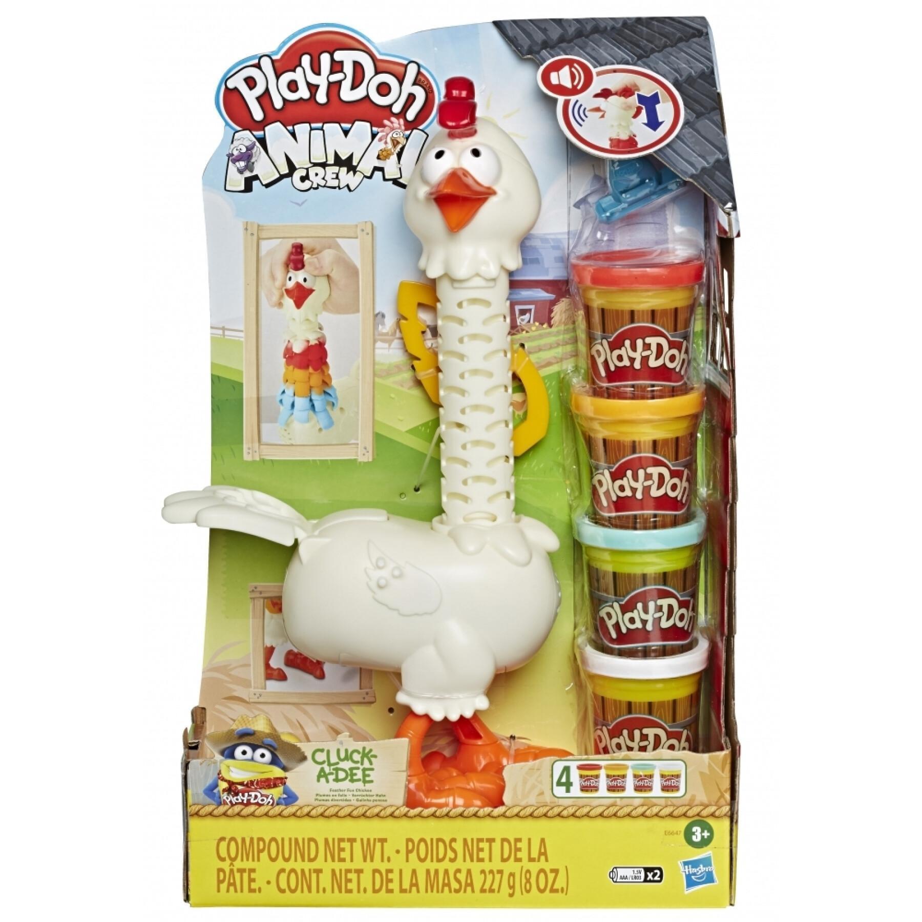 Modellera för kycklingar med fjädrar Play Doh