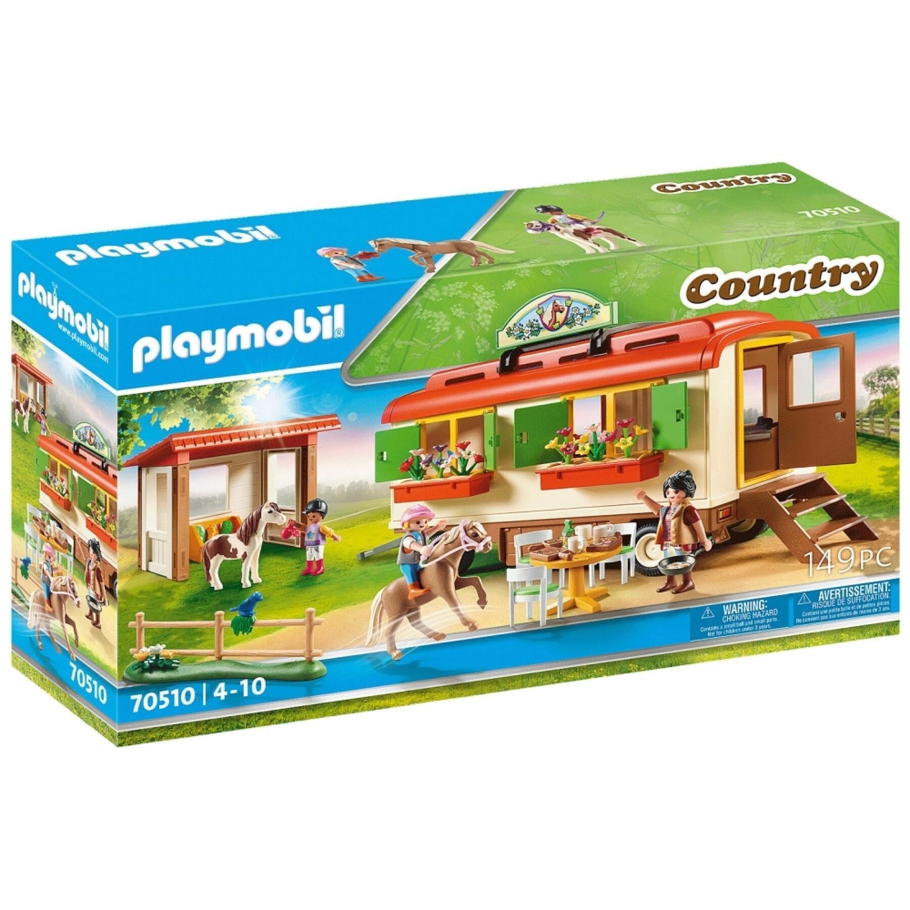 Husvagn för ponnyer Playmobil Country