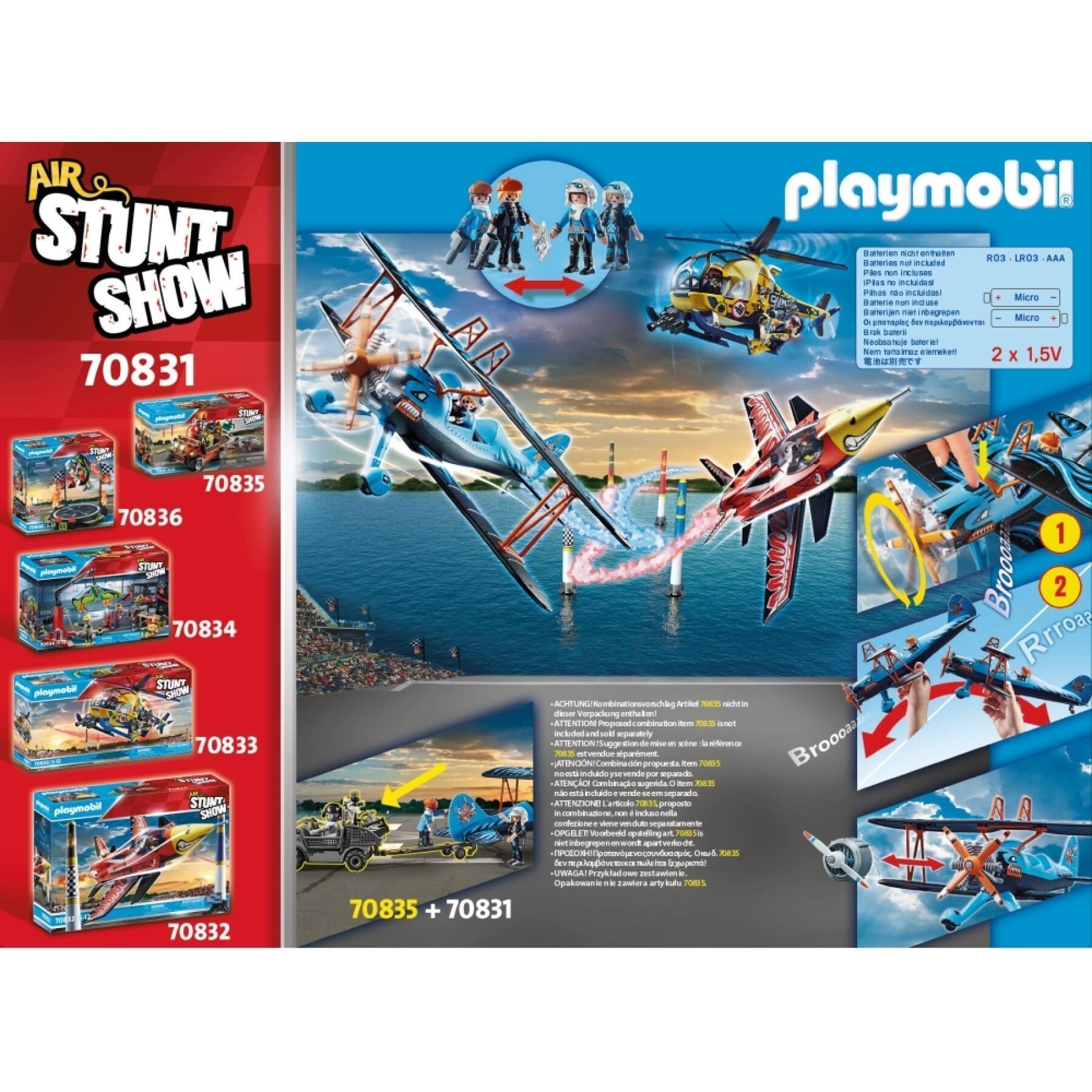 Flygplan leksak Playmobil Stuntshow Biplano Phoenix