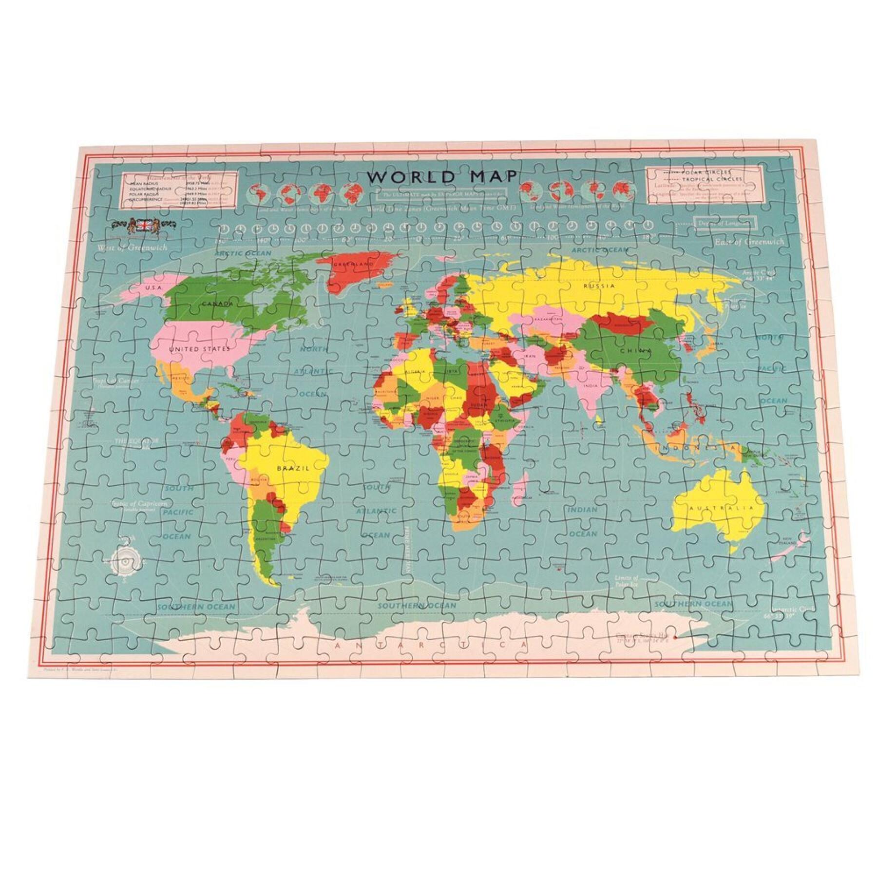 Pussel Rex London World Map