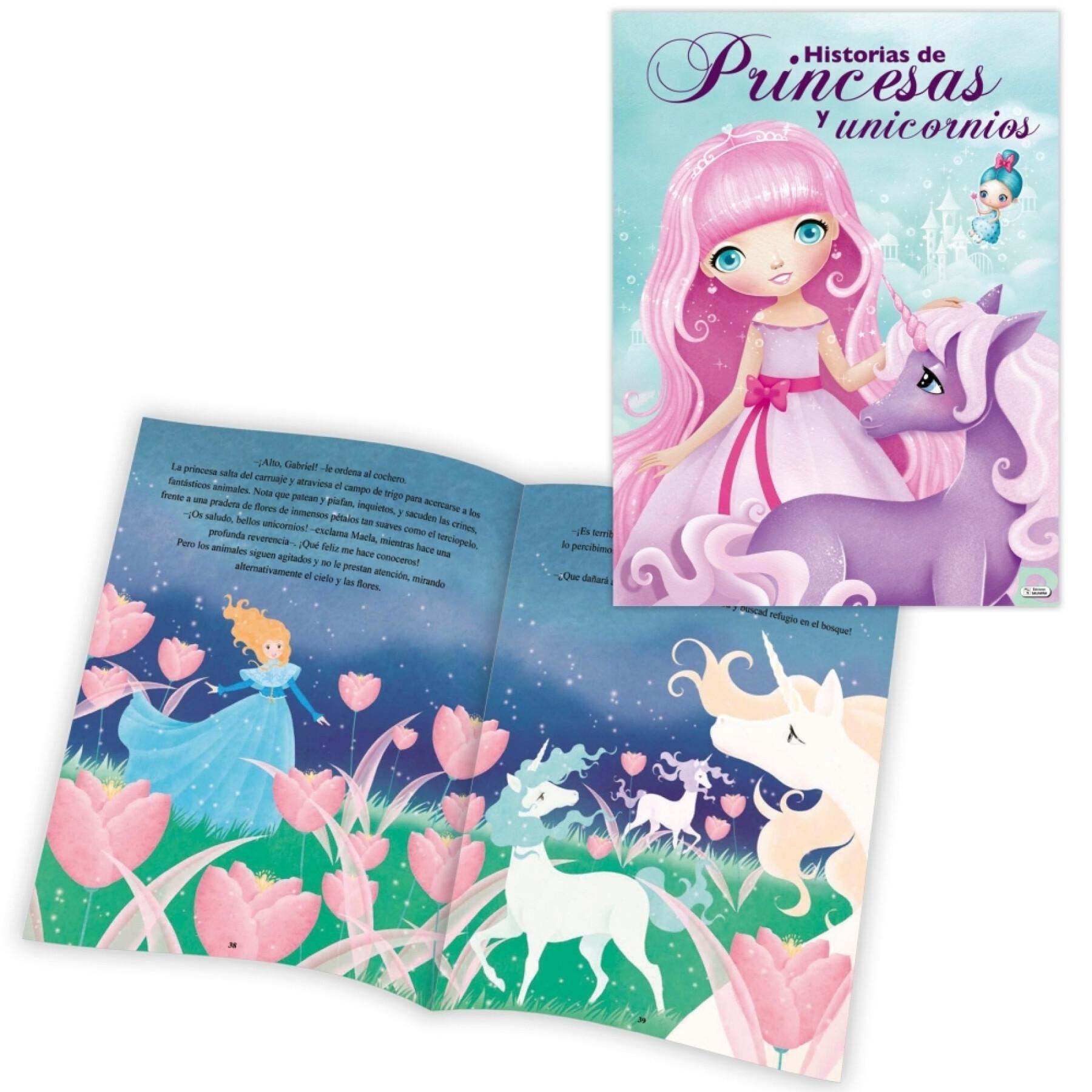 120-sidig sagobok: prinsessor och enhörningar Saldana