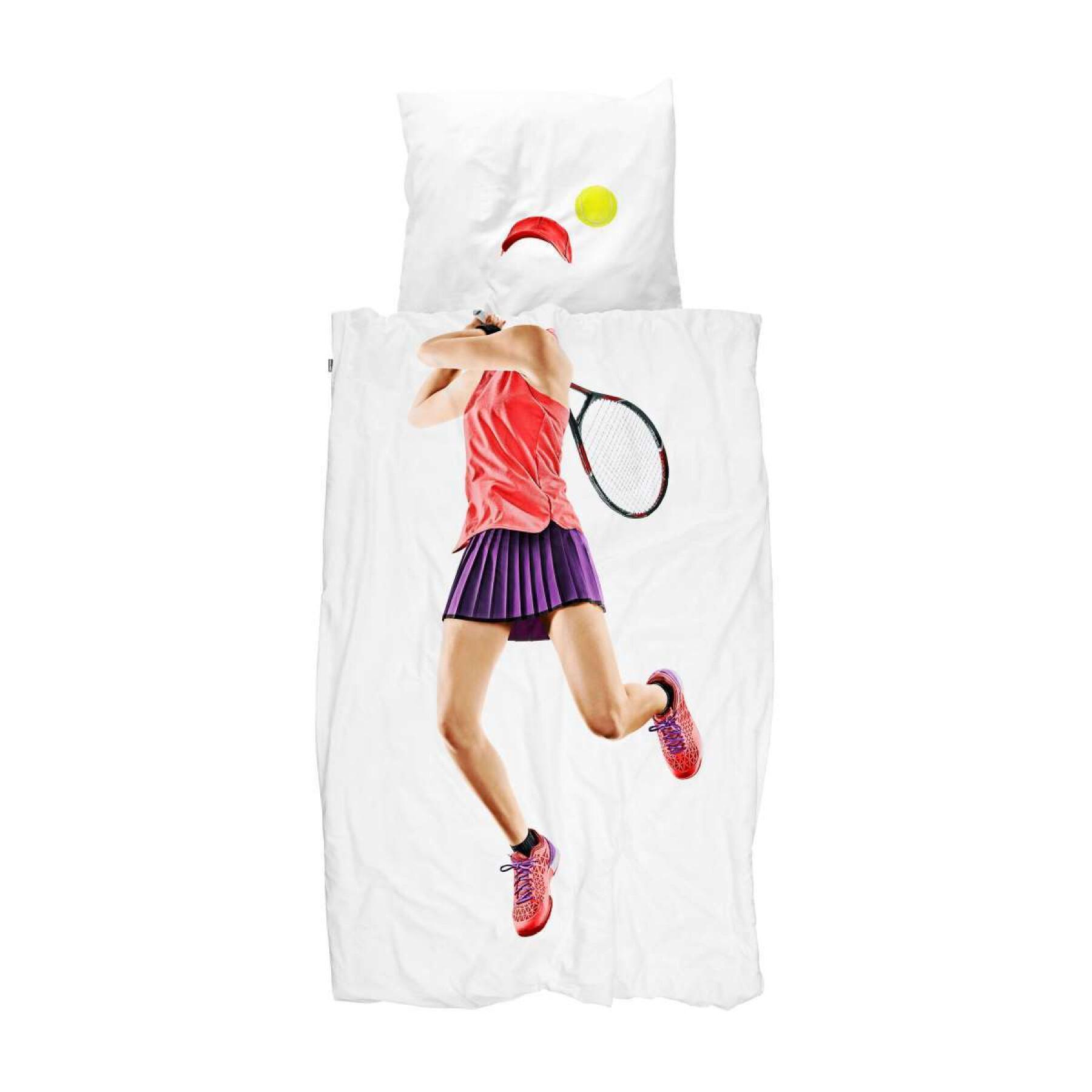Påslakan och örngott för barn Snurk Tennis Pro Light