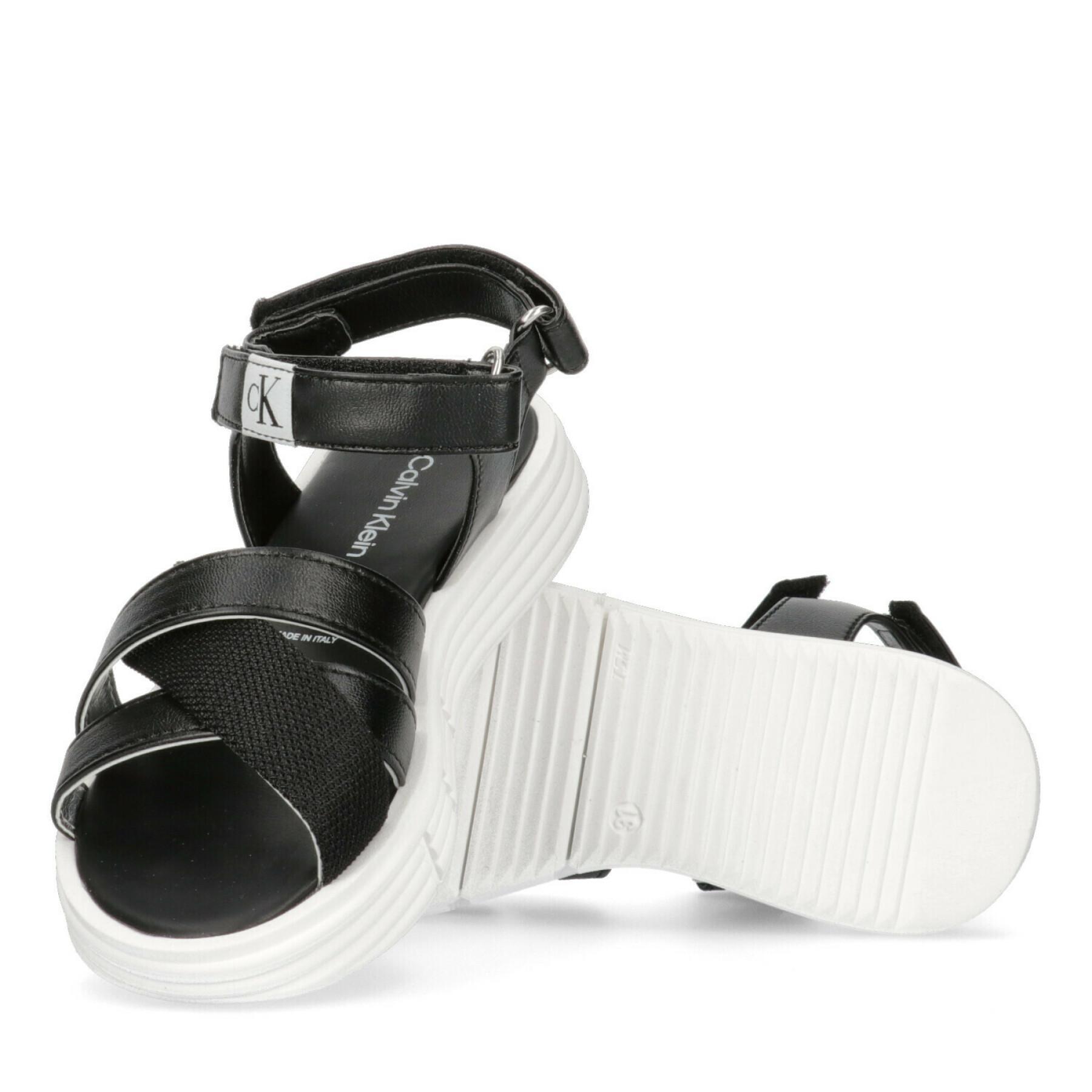 Sandaler för flickor Calvin Klein Jeans Velcro