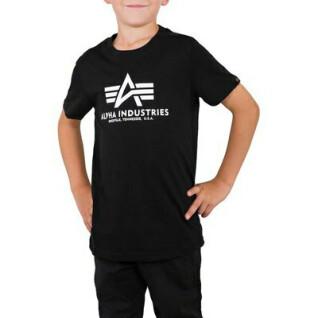 T-shirt för barn Alpha Industries Basic Reflective Print