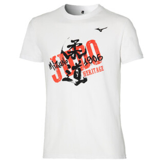 T-shirt för barn Mizuno judo heritage