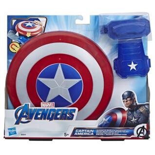 Sköld + handskset Avengers Captain America