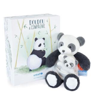 Plysch Doudou & compagnie Unicef - Panda & Bébé