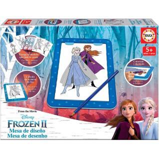 Designer lärplatta med ljusbord Frozen