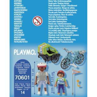 Cyklist, mor och barn Playmobil