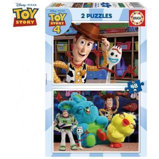 2 x pussel med 48 bitar Toy Story