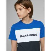 T-shirt för barn Jack & Jones Logo Blocking