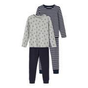 Förpackning med 2 pyjamasar för barn Name it Nightset yd Anchor