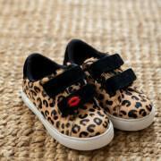 Träningsskor för flickor Bons Baisers de Paname Mini Edith-Leopard