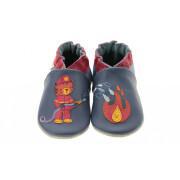 Skor för babypojke Robeez Fire Control